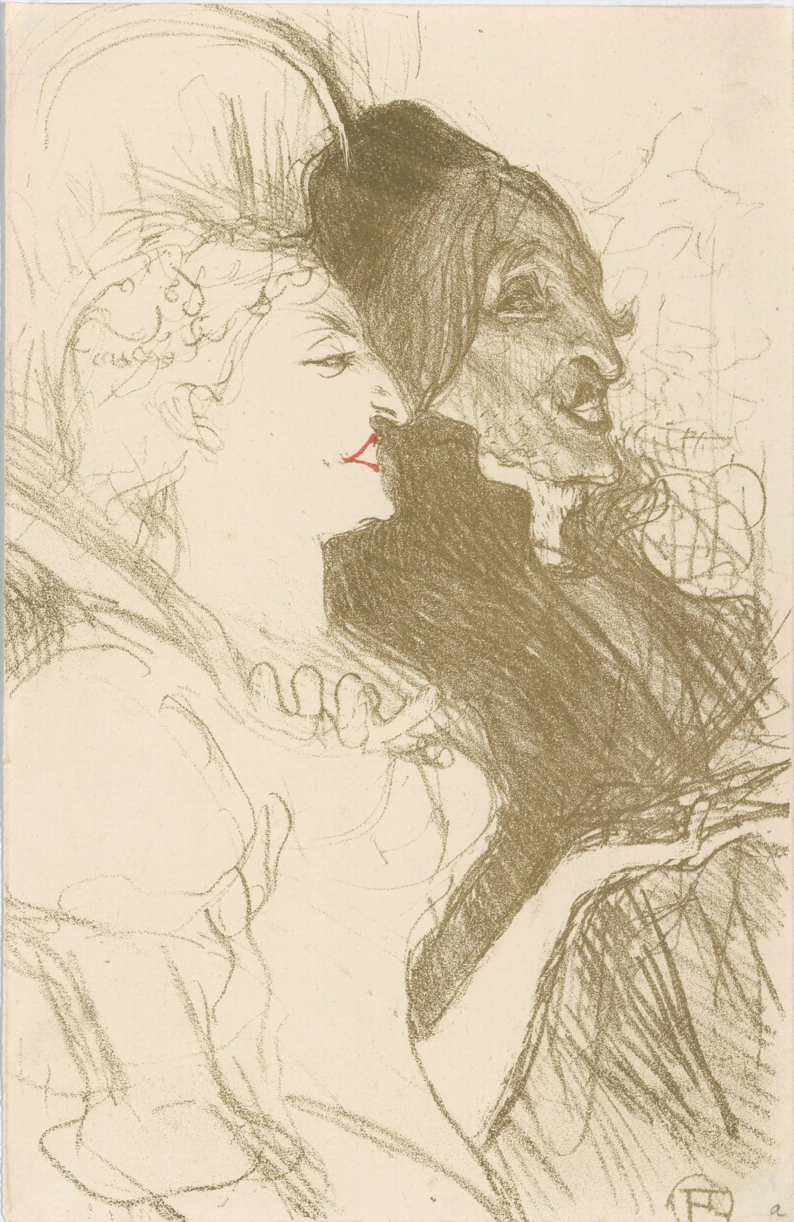 Carnival 3 Wall Art by Henri de Toulouse-Lautrec - Canvas Print