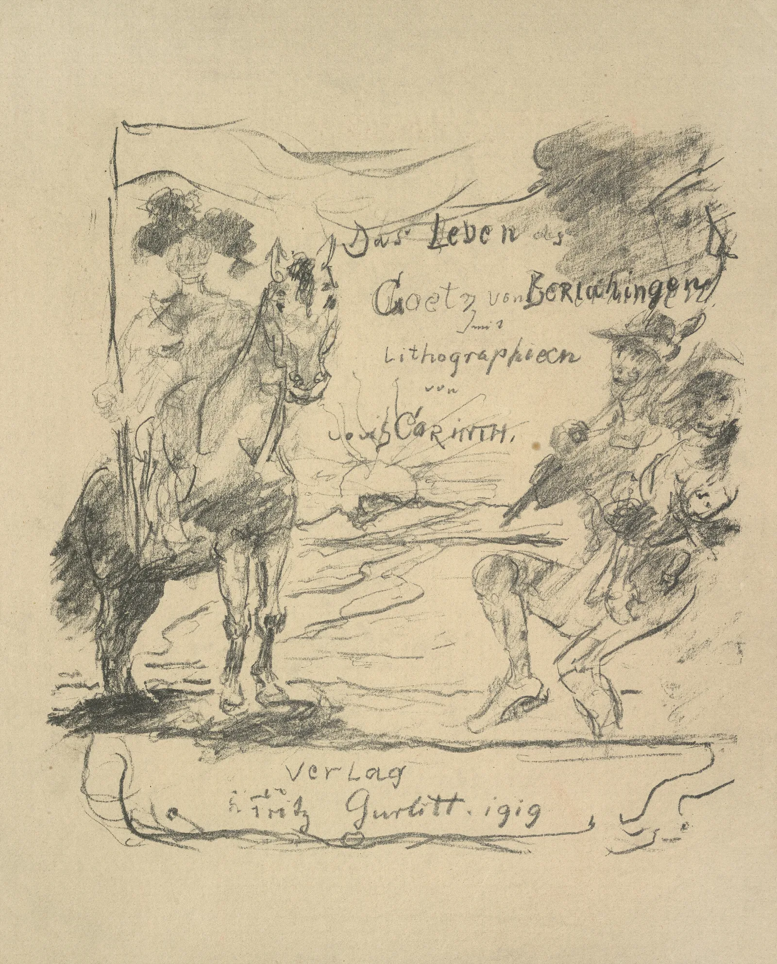 Das Leben Des Go?tz Von Berlichingen Pl 01 Wall Art by Lovis Corinth - Canvas Print