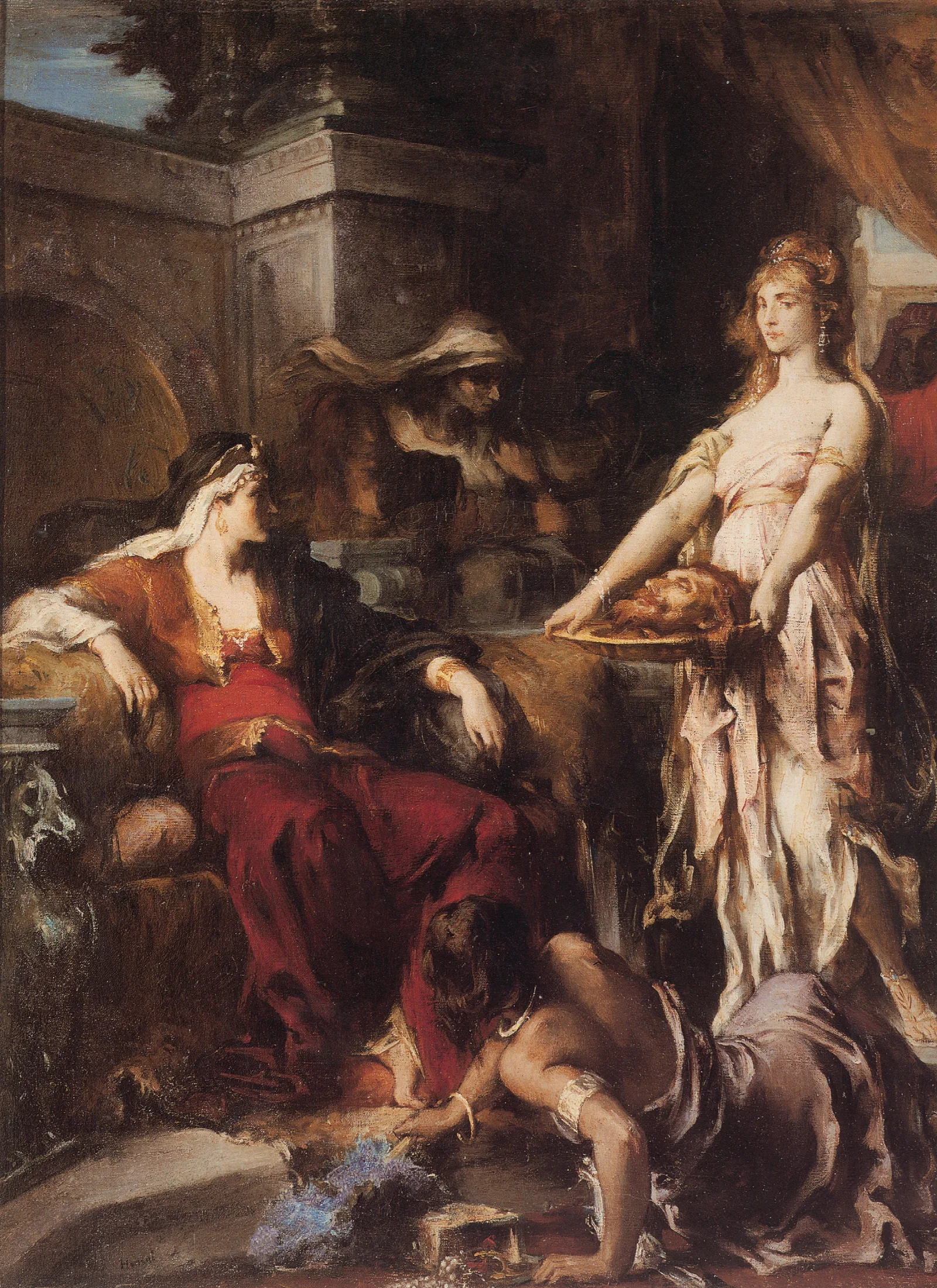 Herodias 2 Wall Art by Henri Leopold Lévy - Canvas Print