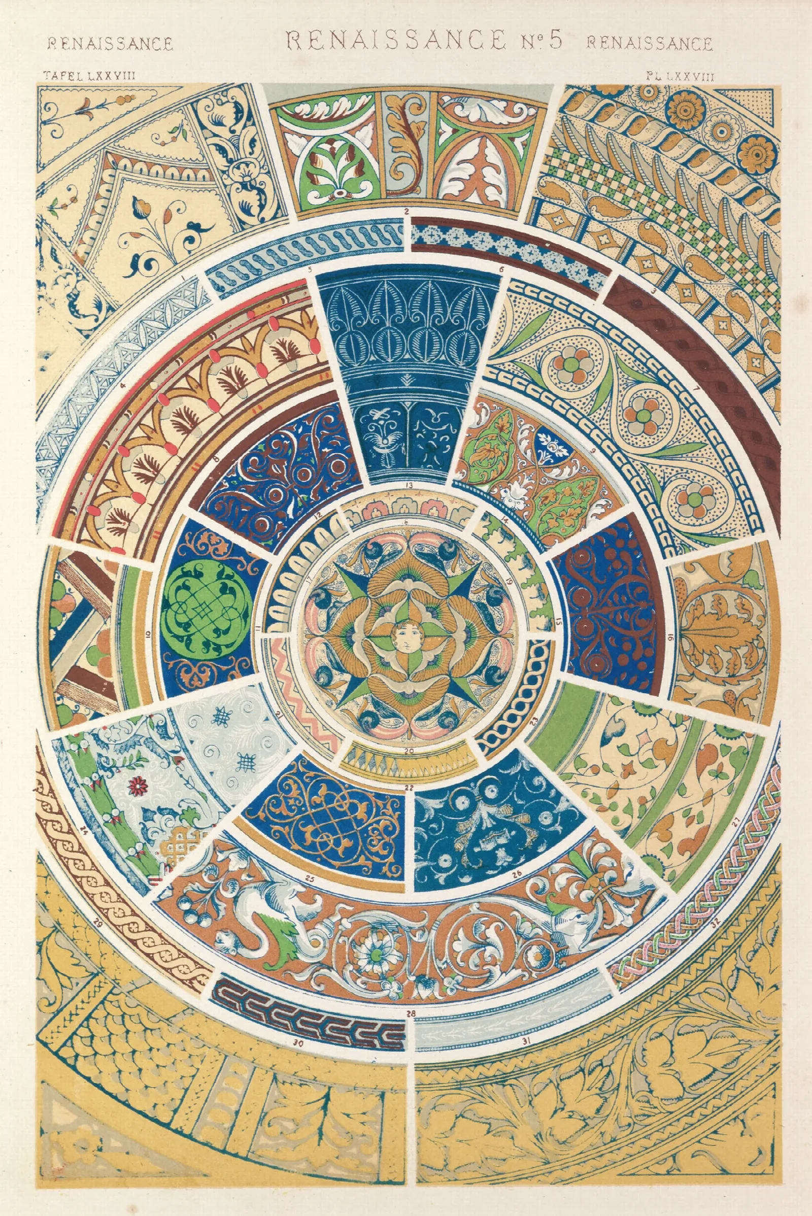 Renaissance No 5 Wall Art by Owen Jones - Canvas Print