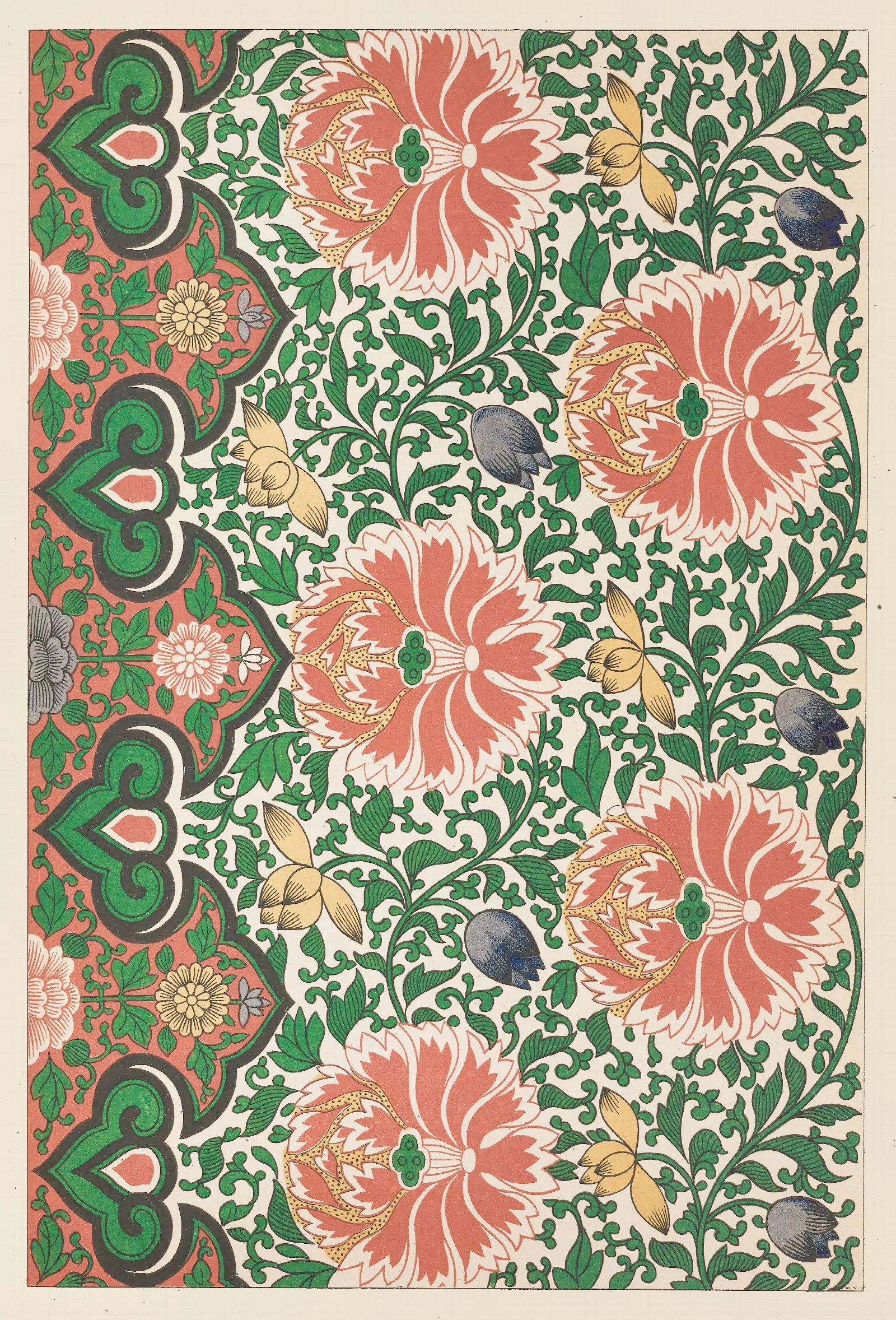 Examples Of Chinese Ornament Pl 61 Wall Art by Owen Jones - Canvas Print