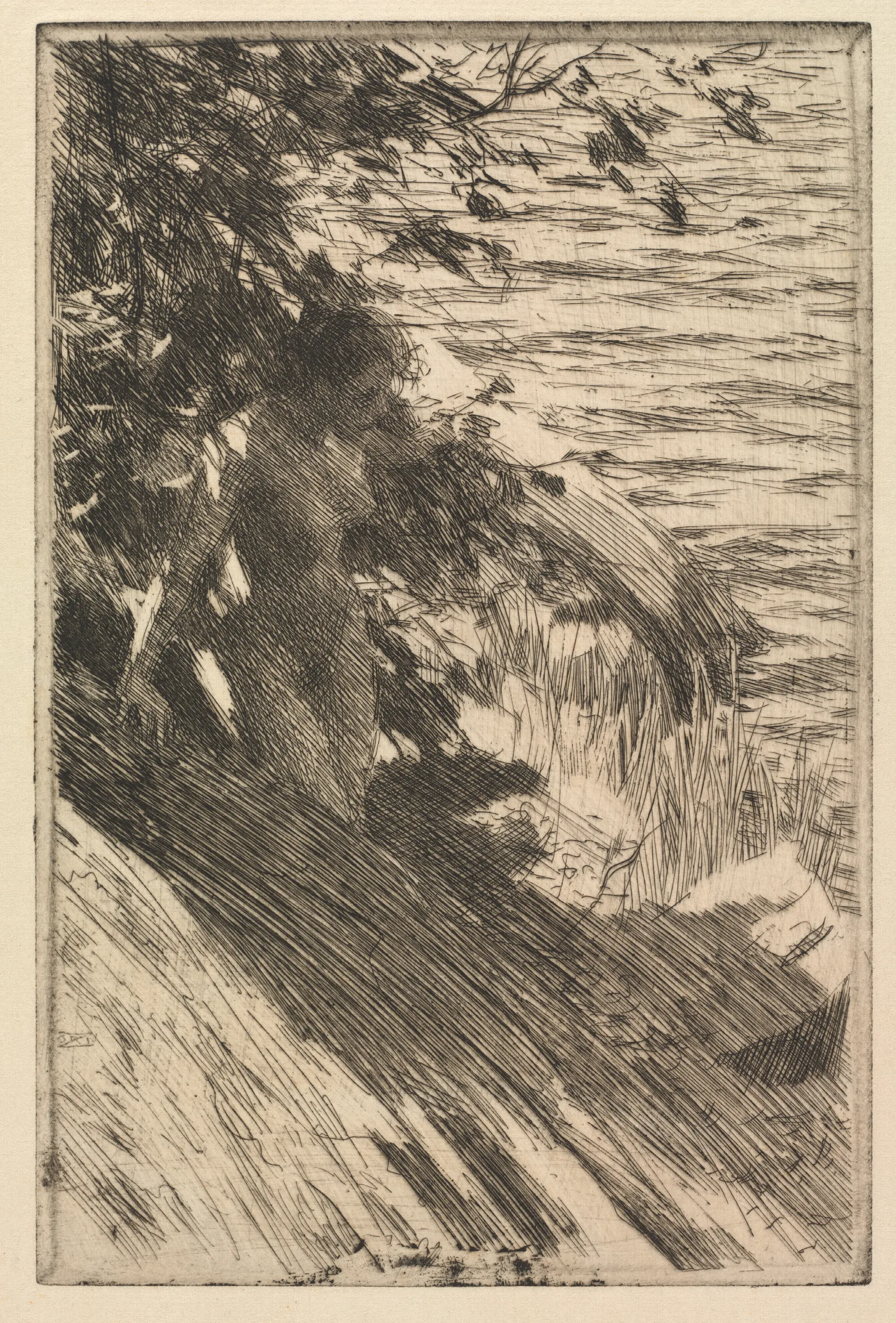 The Great Bather Wall Art by Anders Zorn - Canvas Print