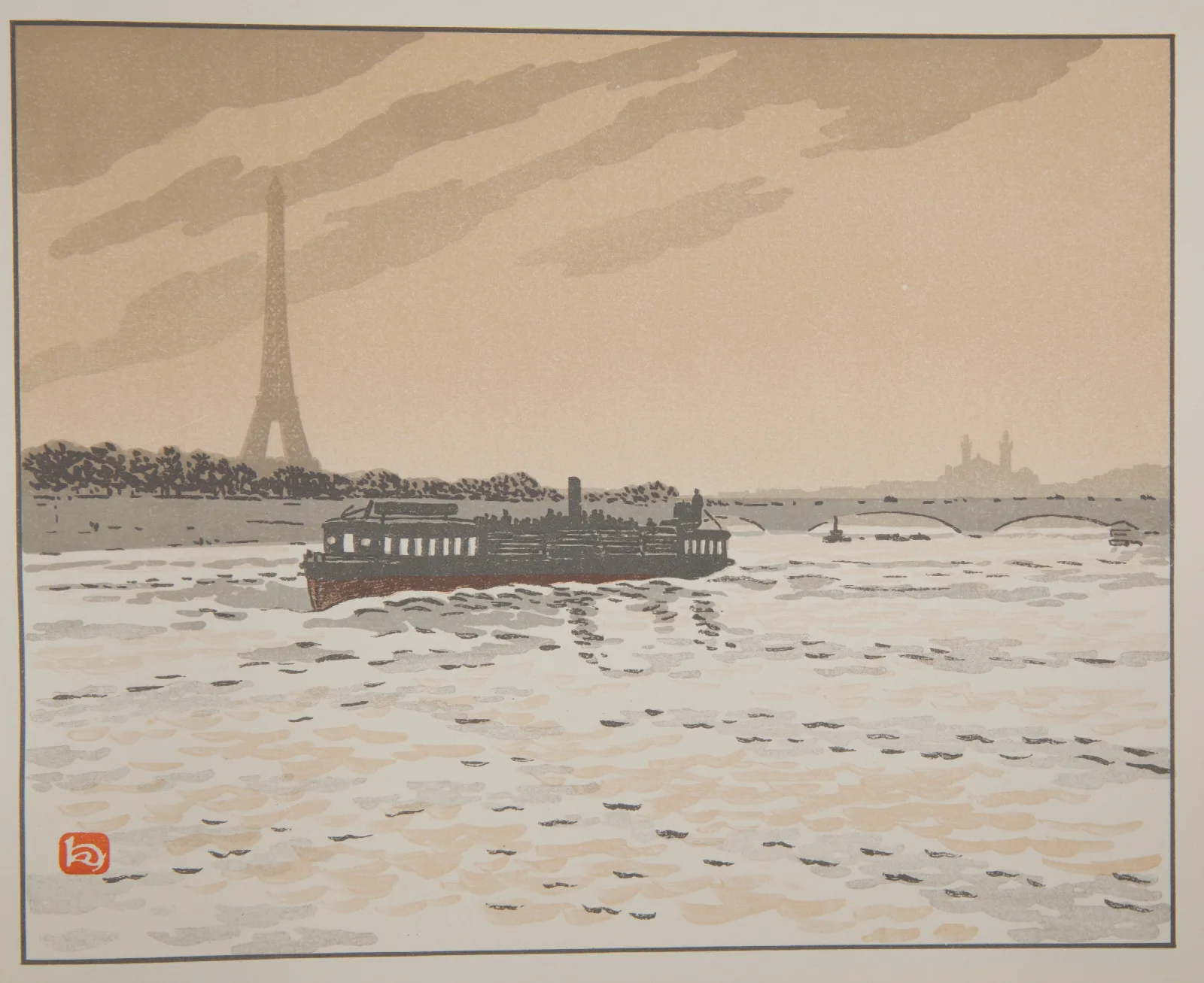 Du Quait De La Conference Wall Art by Henri Rivière - Canvas Print