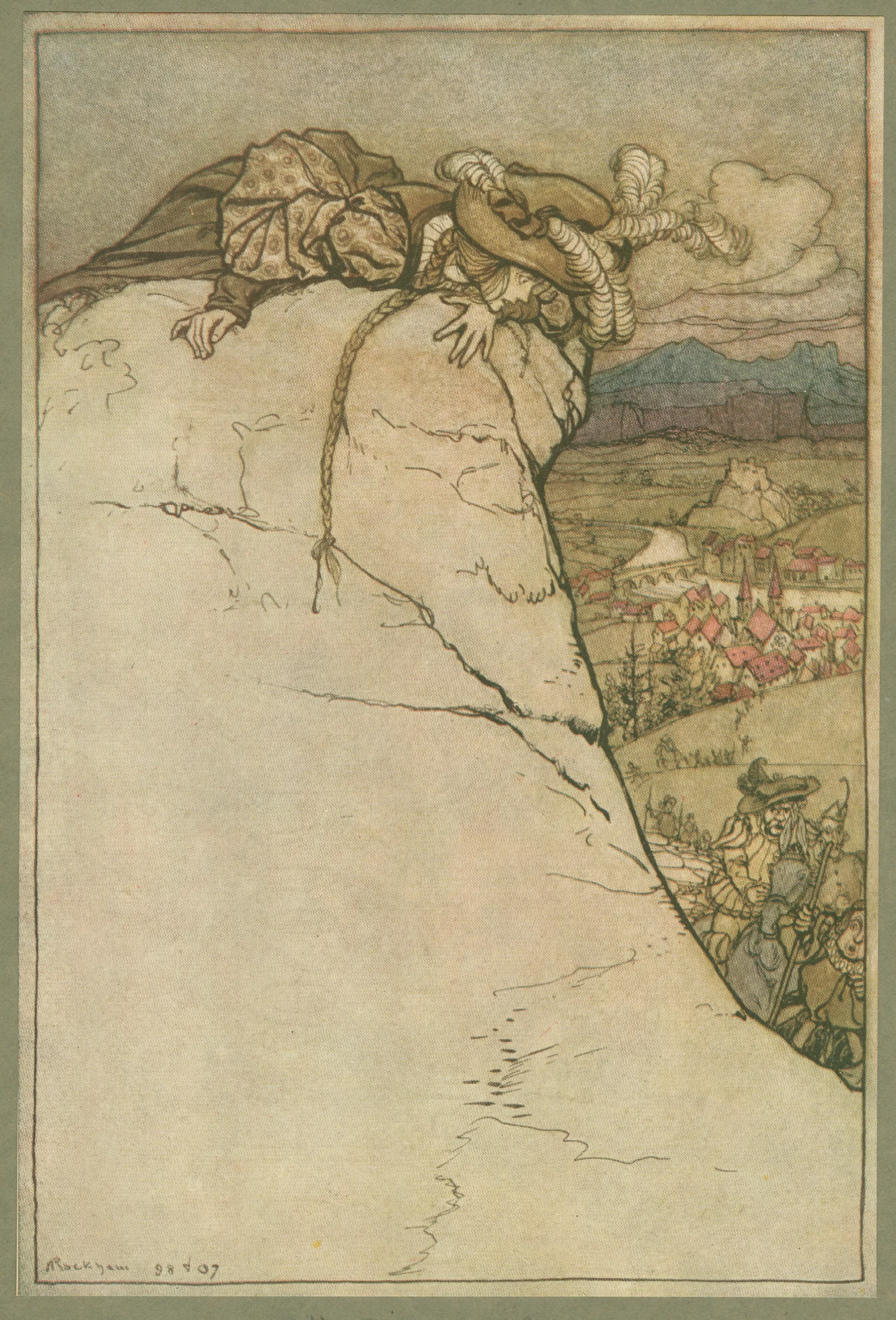 What Indeed Could She Do Wall Art by Arthur Rackham - Canvas Print