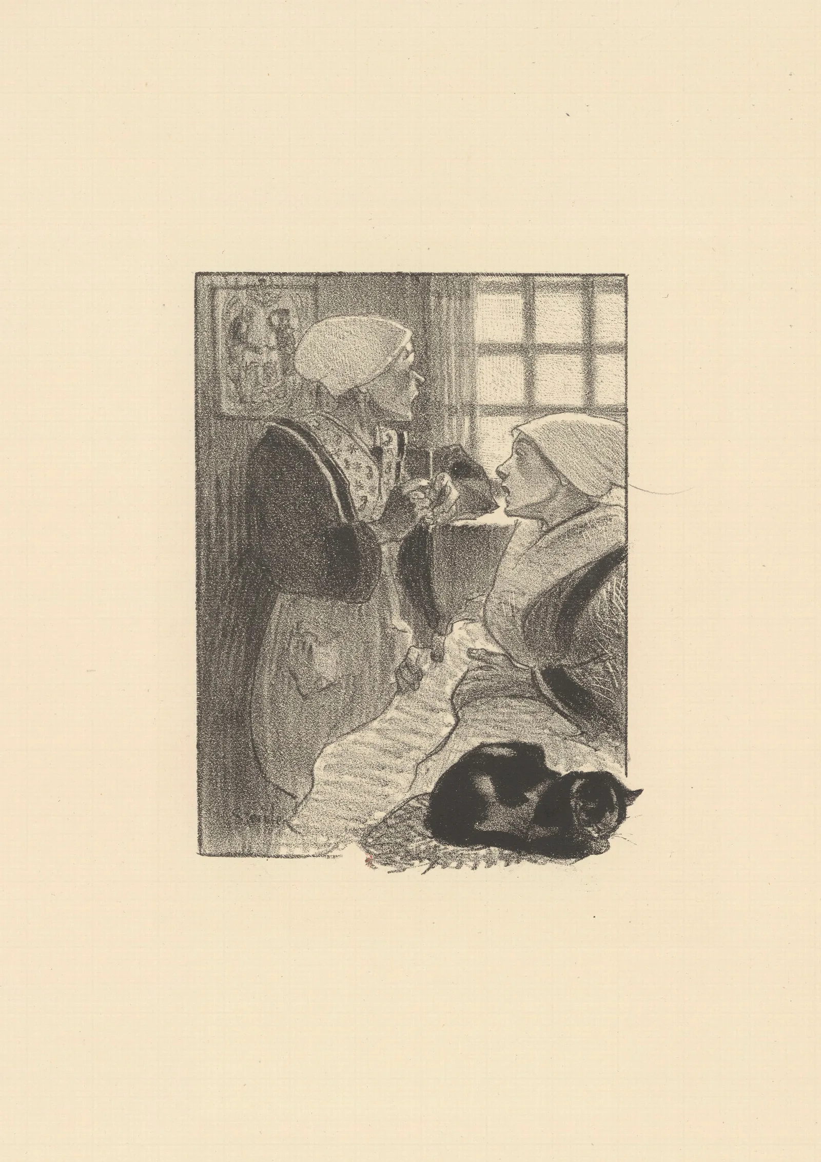 Les Femmes De France Wall Art by Théophile Alexandre Steinlen - Canvas Print
