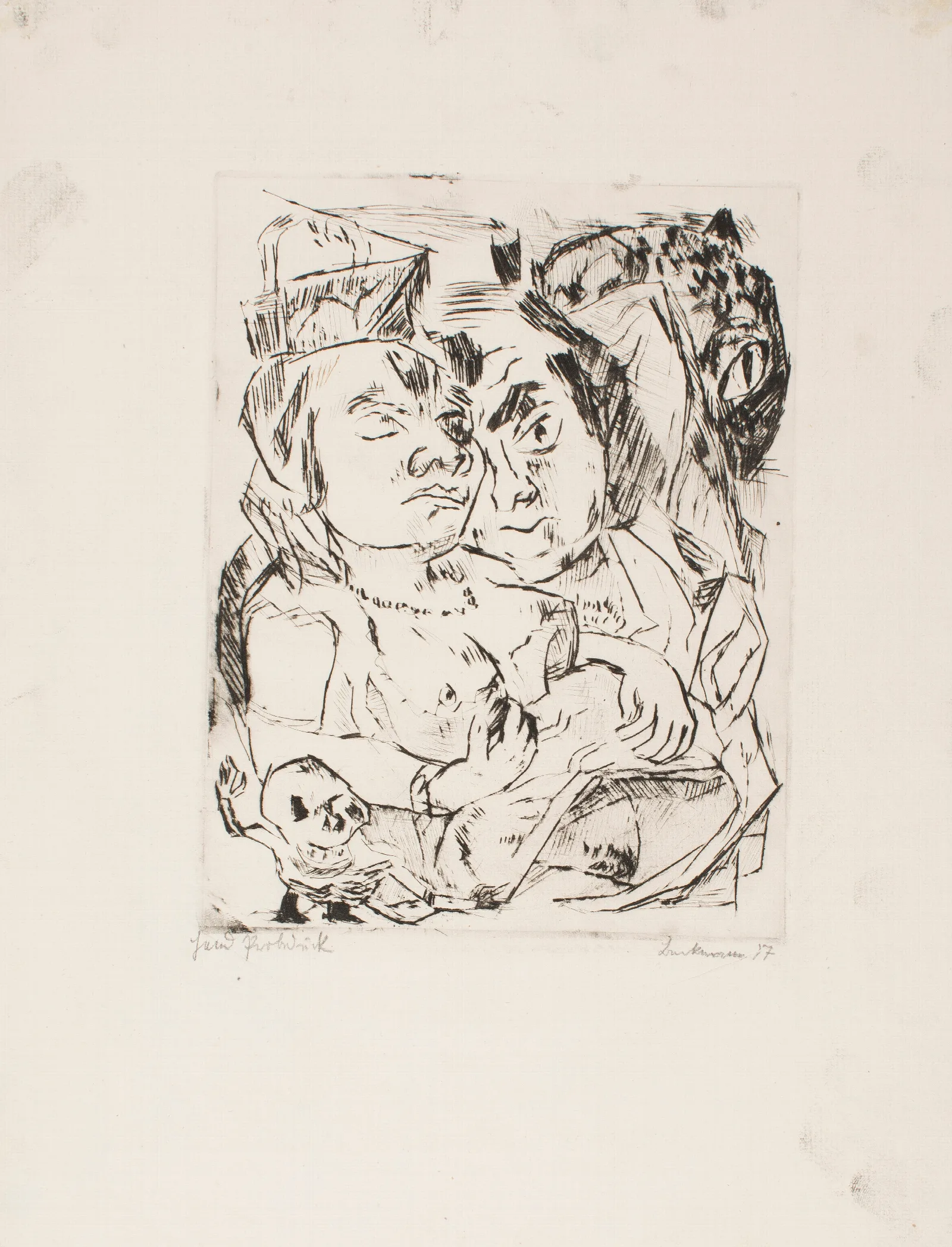 Illustration For Chapter 5 From The Portfolio The Duchess Wall Art by Max Beckmann - Canvas Print