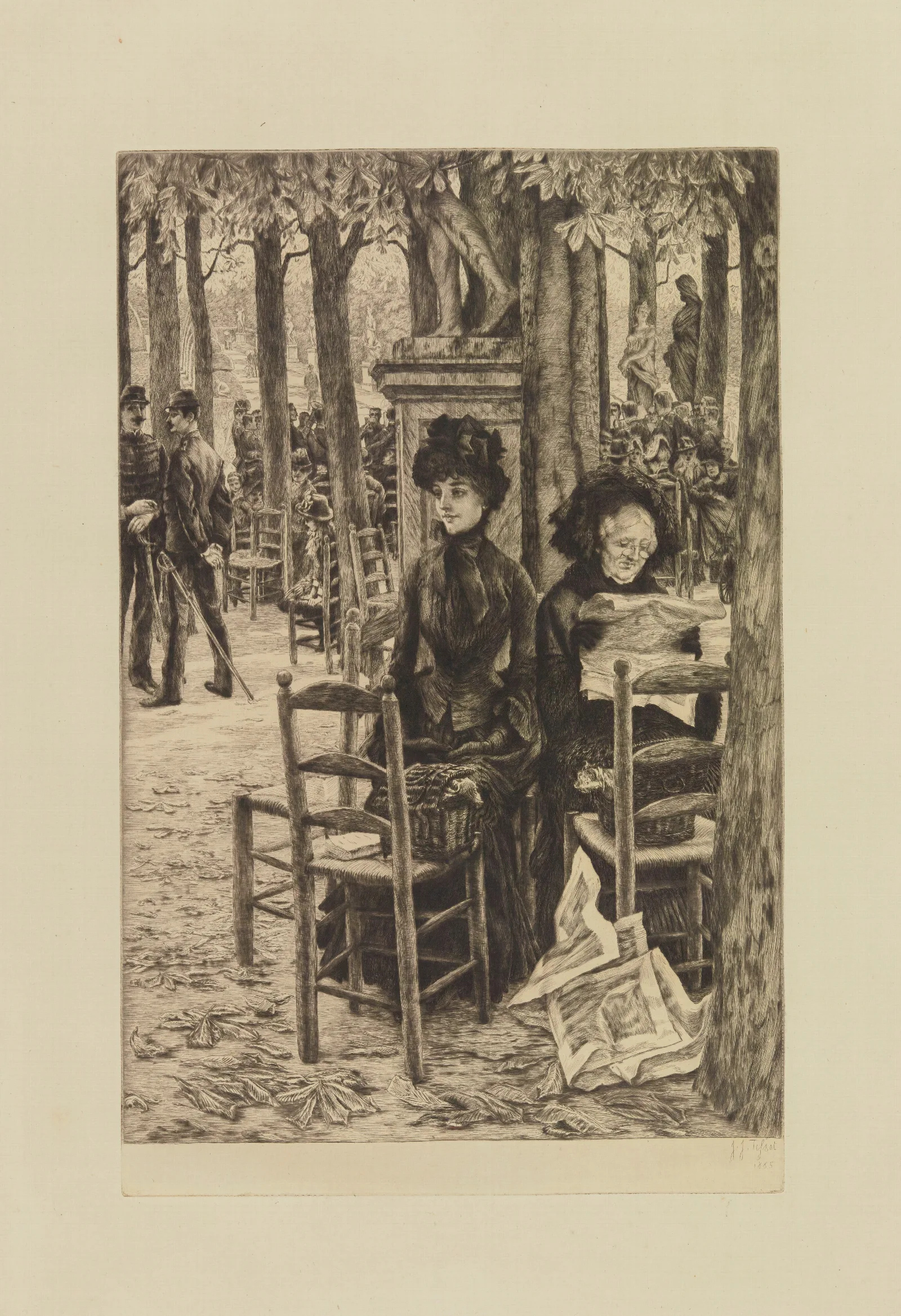 Sans Dot Wall Art by James Tissot - Canvas Print