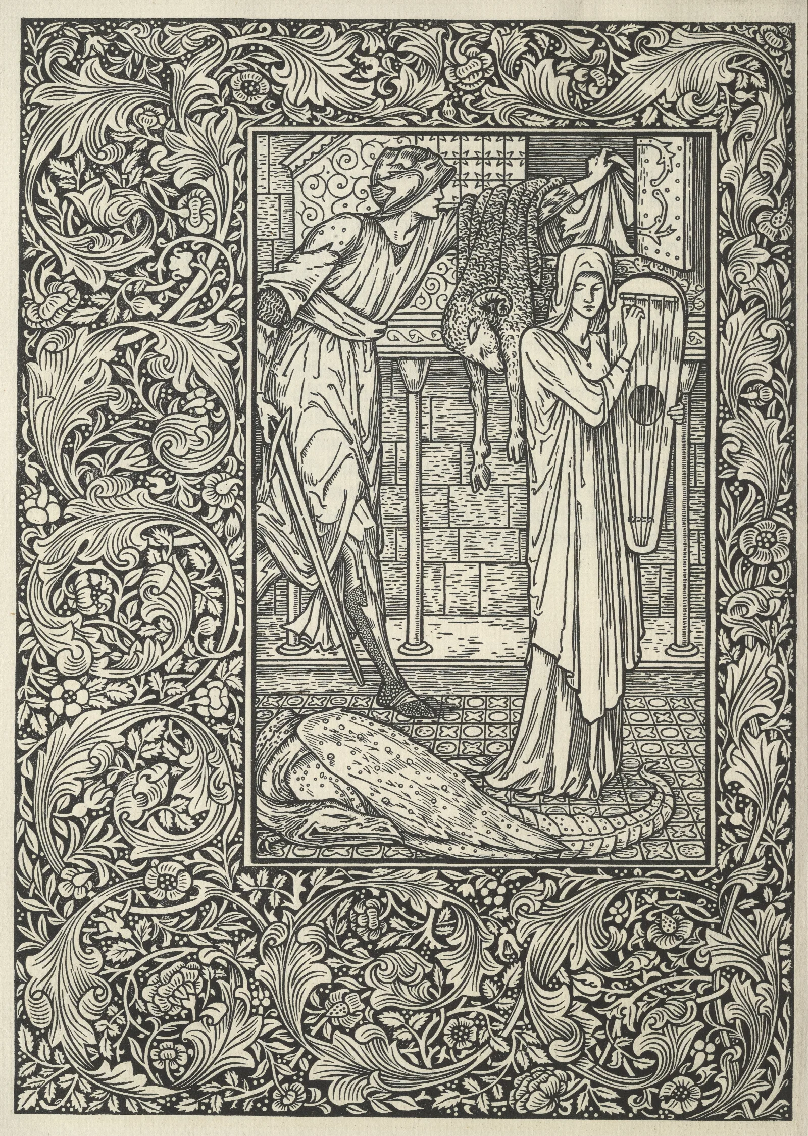 The Life And Death Of Jason A Poem 2 Wall Art by Sir Edward Coley Burne-Jones - Canvas Print