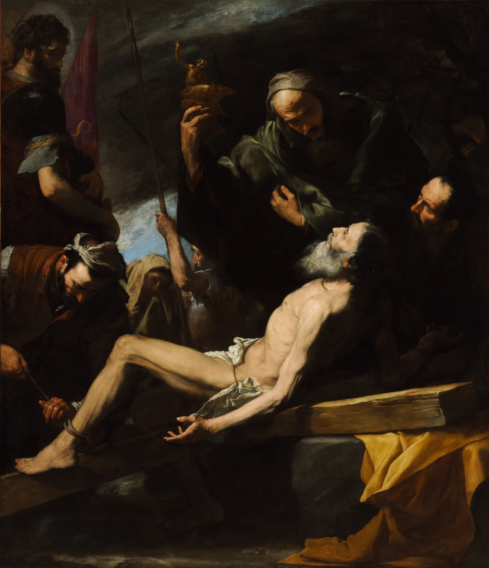 Martyrdom Of Saint Andrew Wall Art by Jusepe de Ribera - Canvas Print