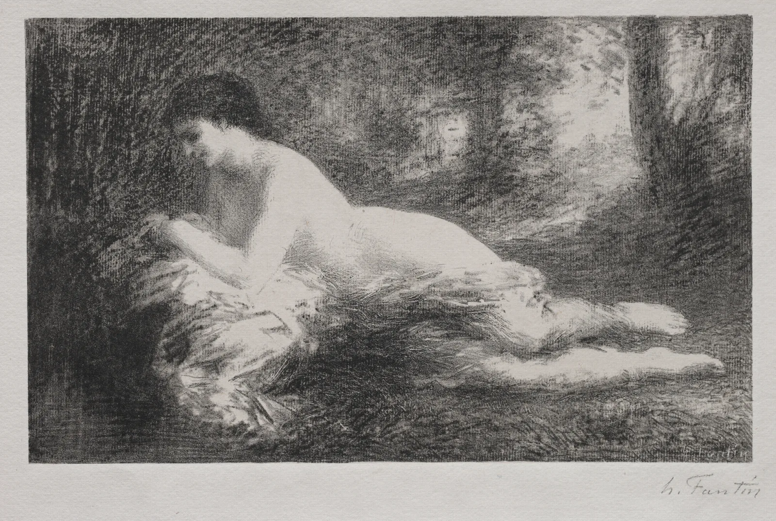 Reverie 25 Wall Art by Henri Fantin-Latour - Canvas Print