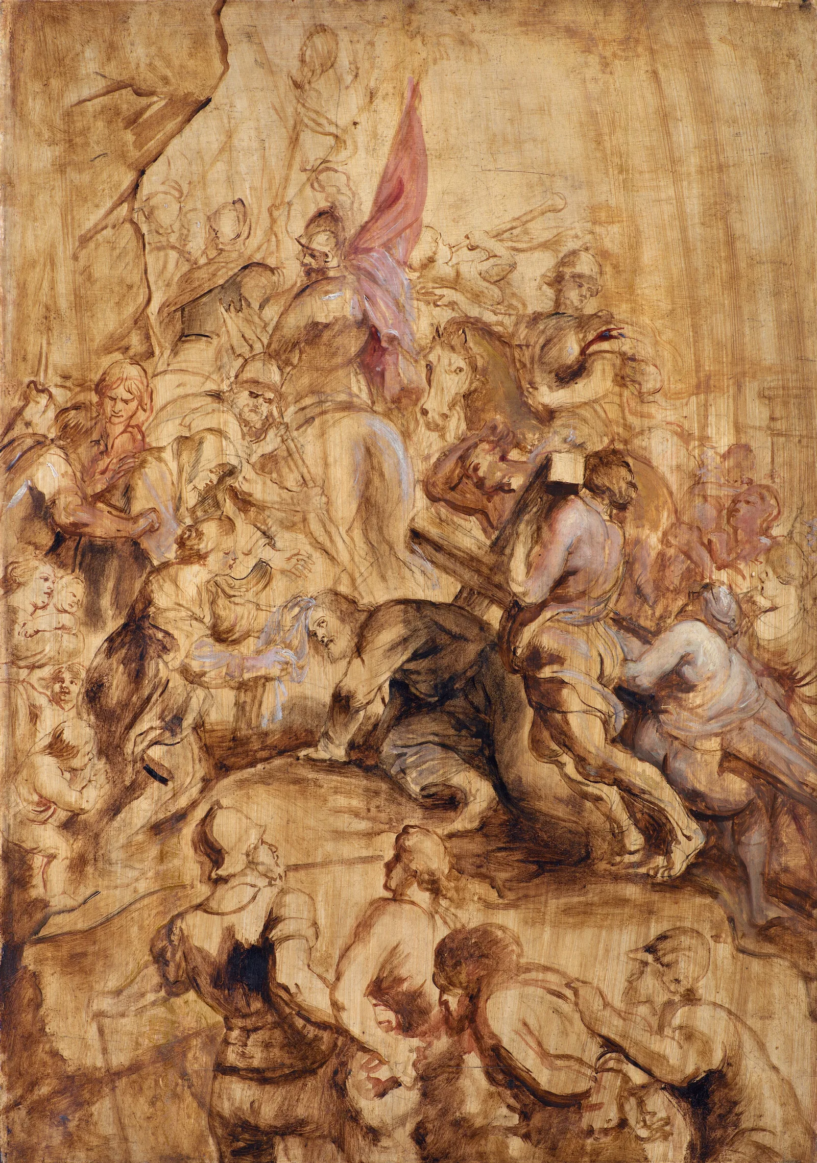 The Ascent To Calvary The Bearing Of The Cross Wall Art by Peter Paul Rubens - Canvas Print