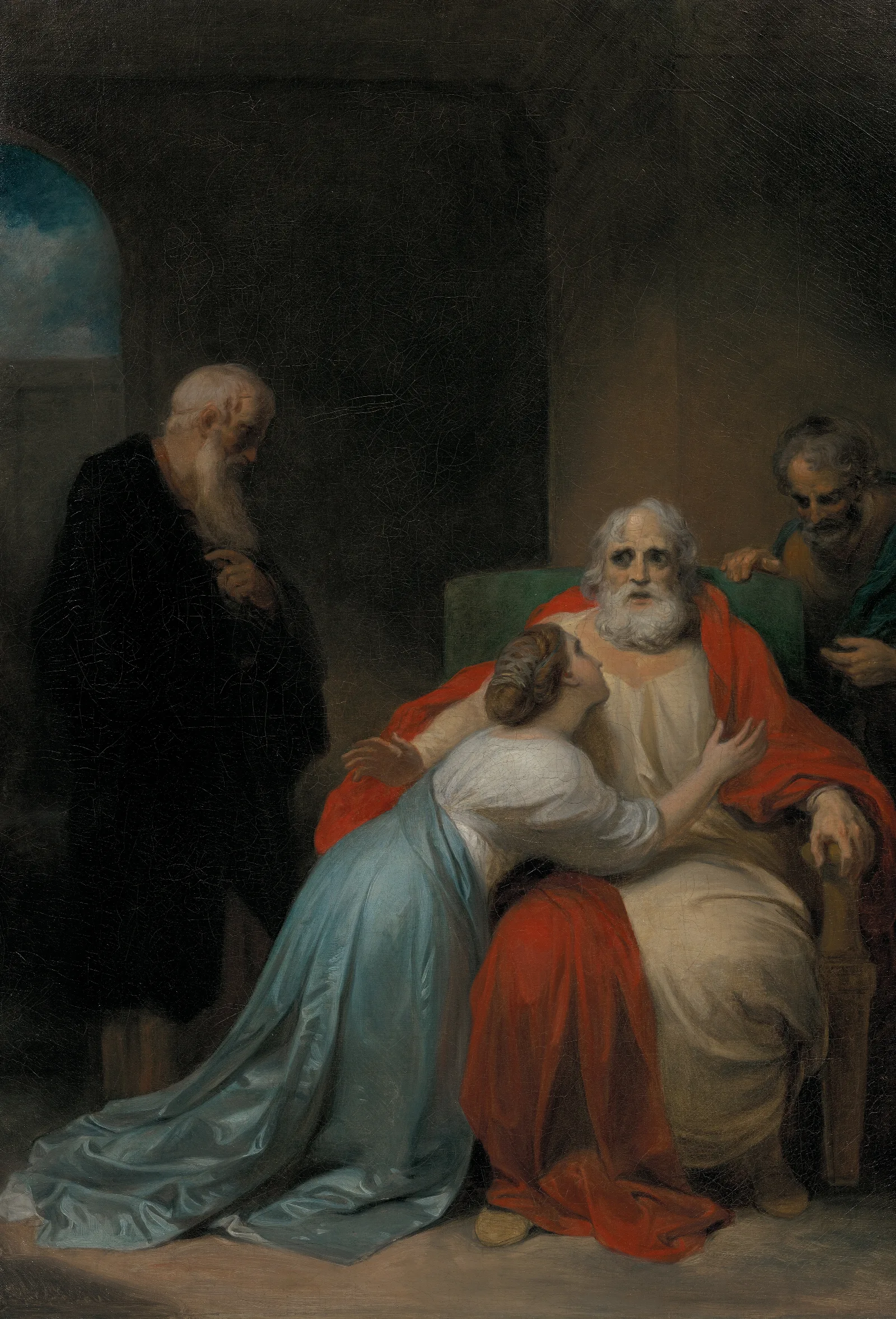The Awakening Of King Lear Wall Art by Robert Smirke - Canvas Print