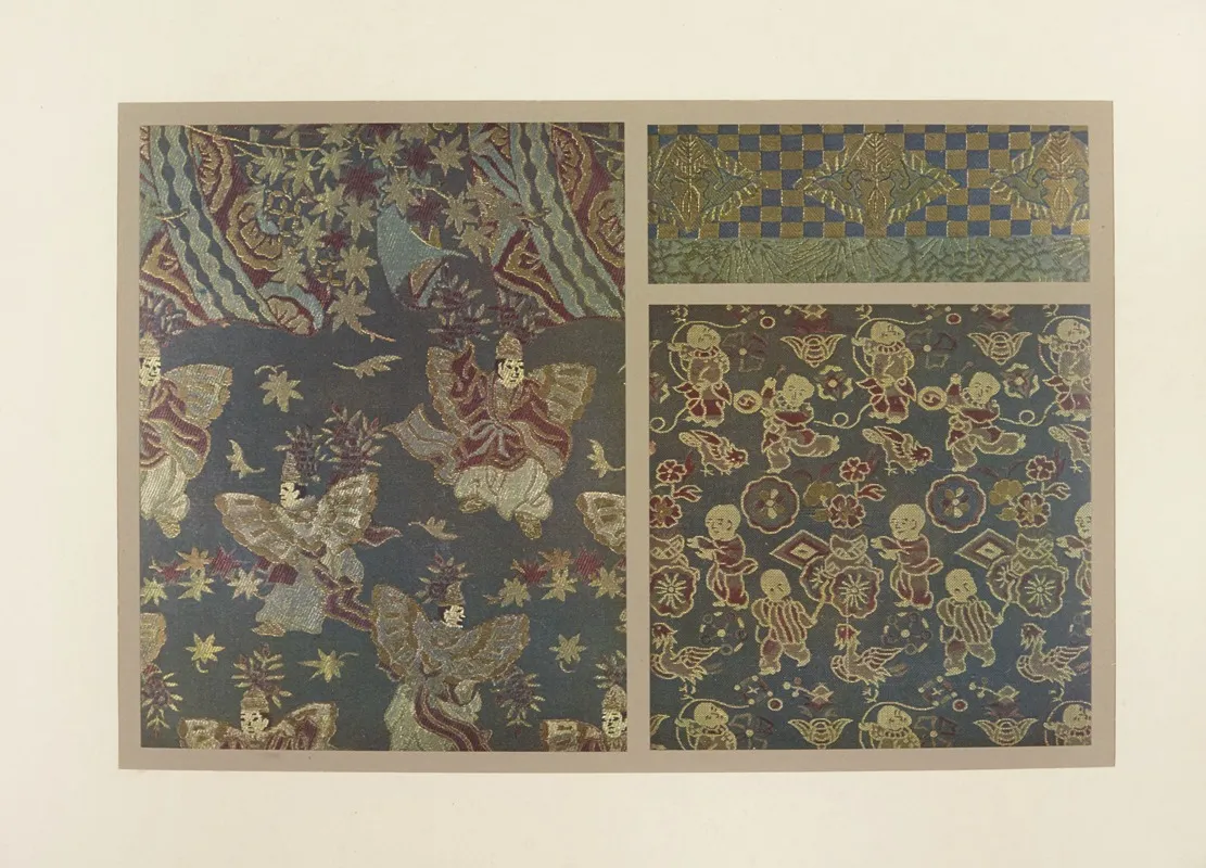 Personnages Oiseaux Sur Fond De Palmiers Wall Art by Maurice Pillard Verneuil - Canvas Print