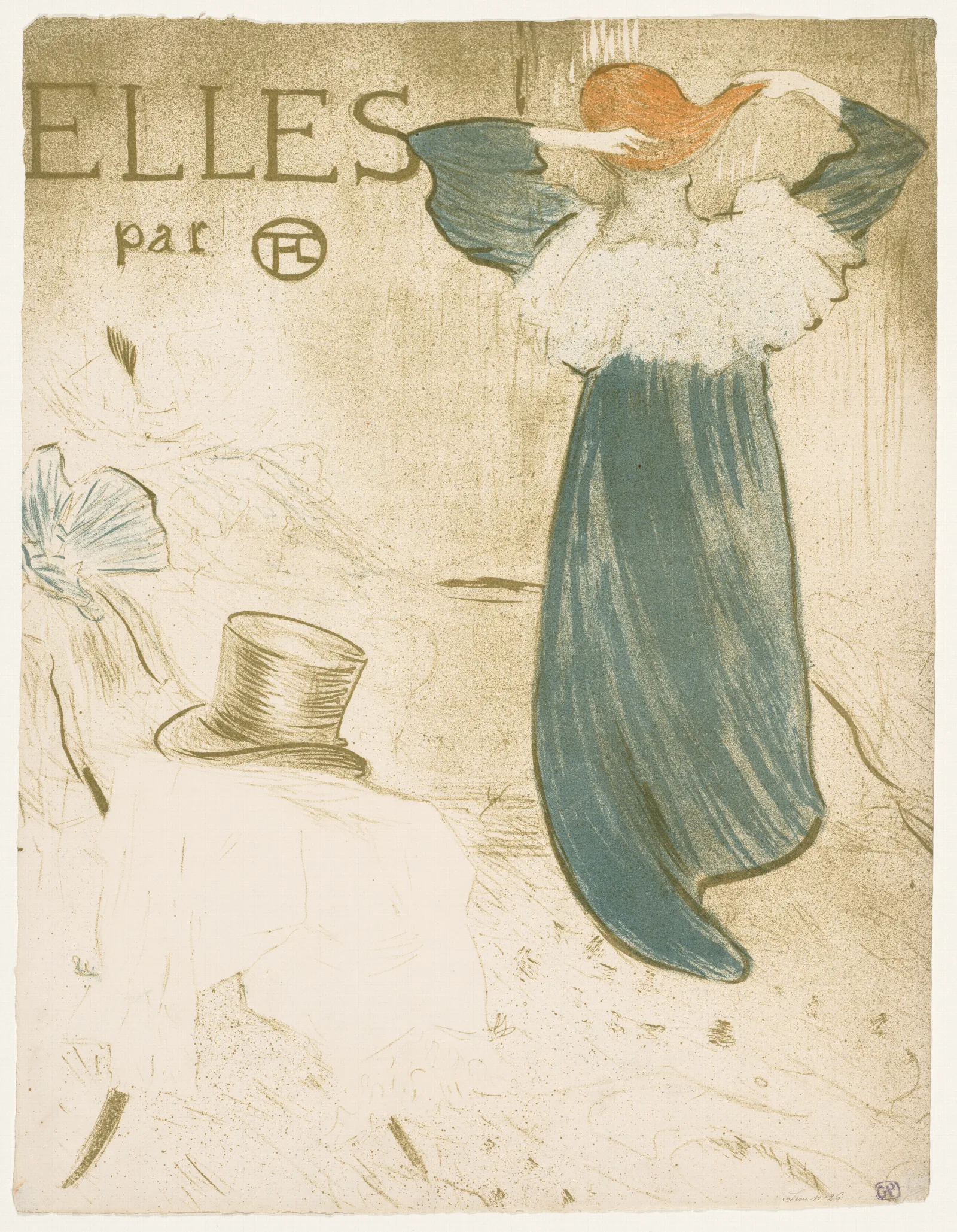 Elles Wall Art by Henri de Toulouse-Lautrec - Canvas Print