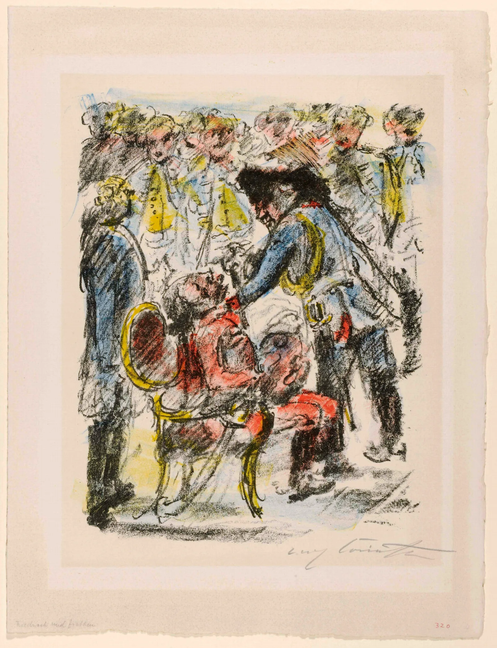 Der Alte Fritz Und Der Alte Ziethen Bleibe Er Nur Ruhig Sitzen Wall Art by Lovis Corinth - Canvas Print