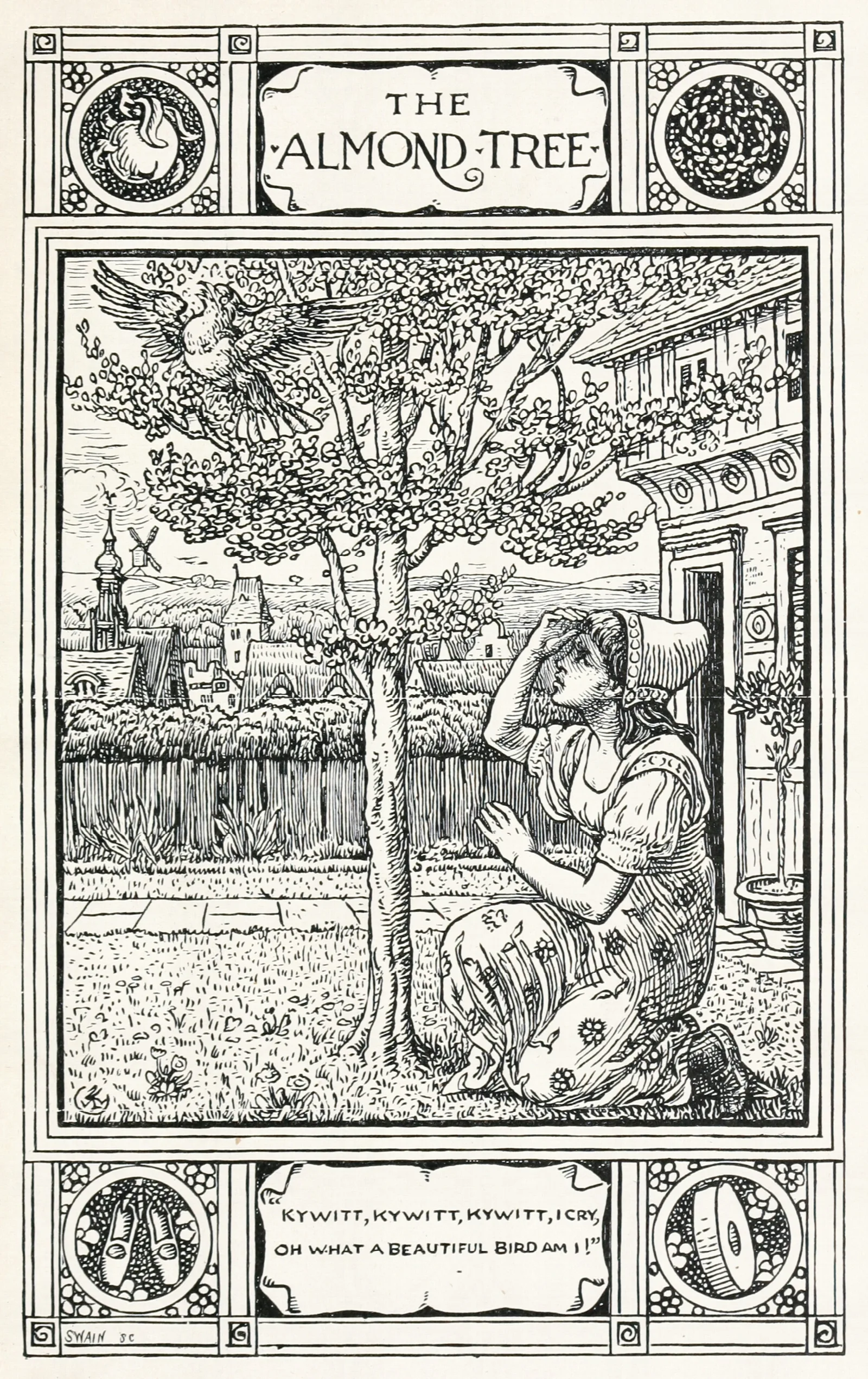 The Almond Tree 2 Wall Art by Walter Crane - Canvas Print