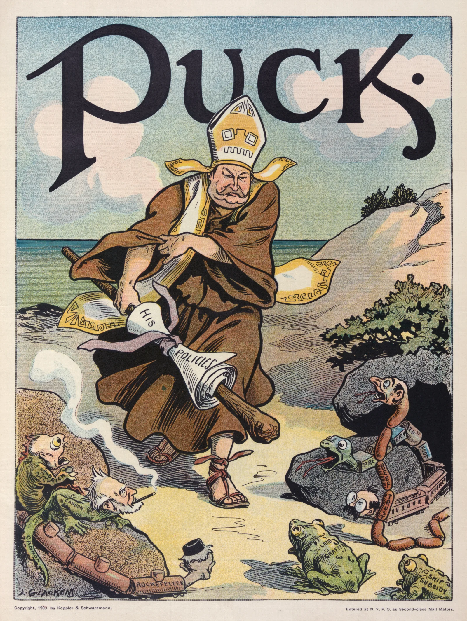 Another Saint Patrick Wall Art by Louis Glackens - Canvas Print