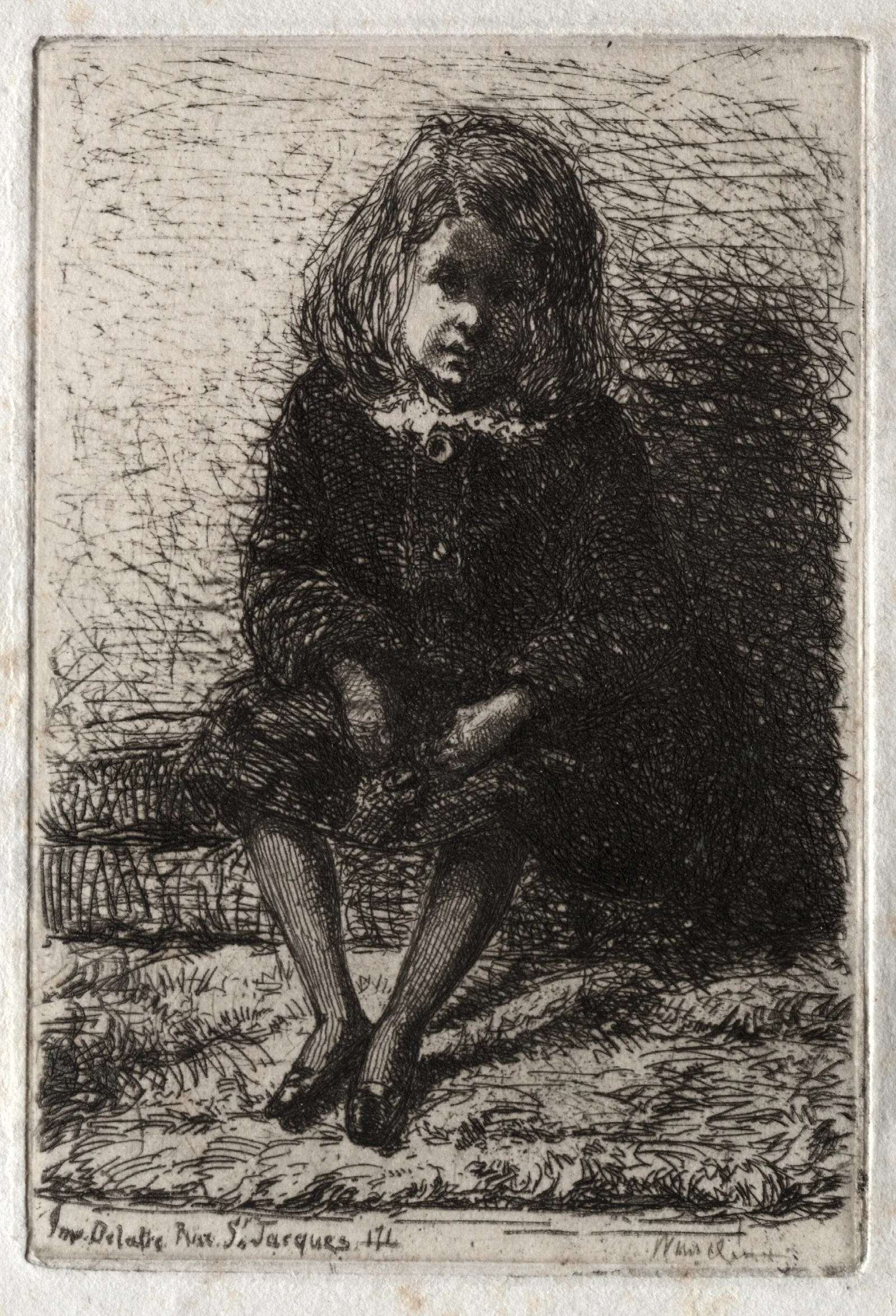 Little Arthur 2 Wall Art by James Abbott McNeill Whistler - Canvas Print