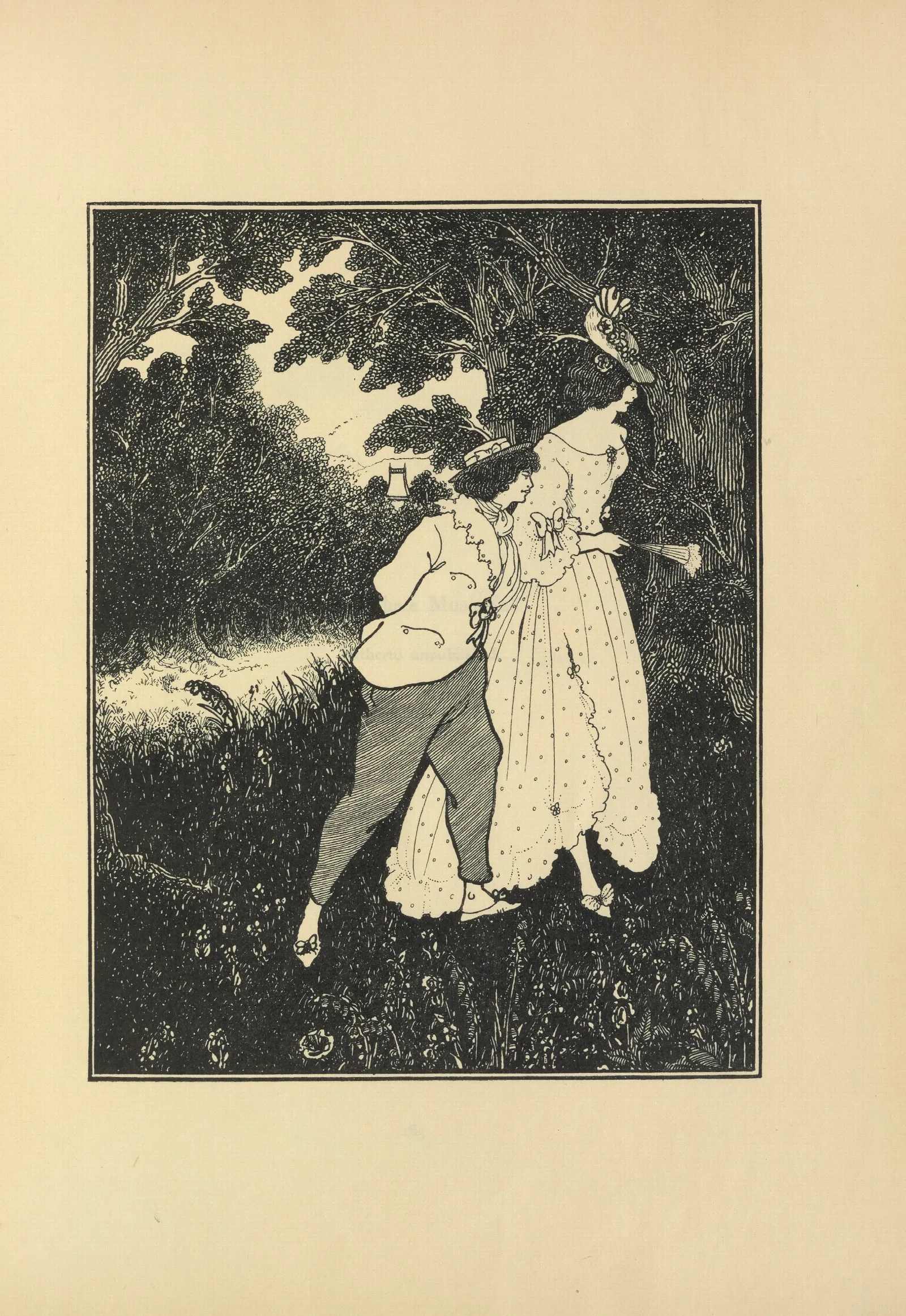 The Three Musicians From No 1 Of The Savoy Wall Art by Aubrey Vincent Beardsley - Canvas Print