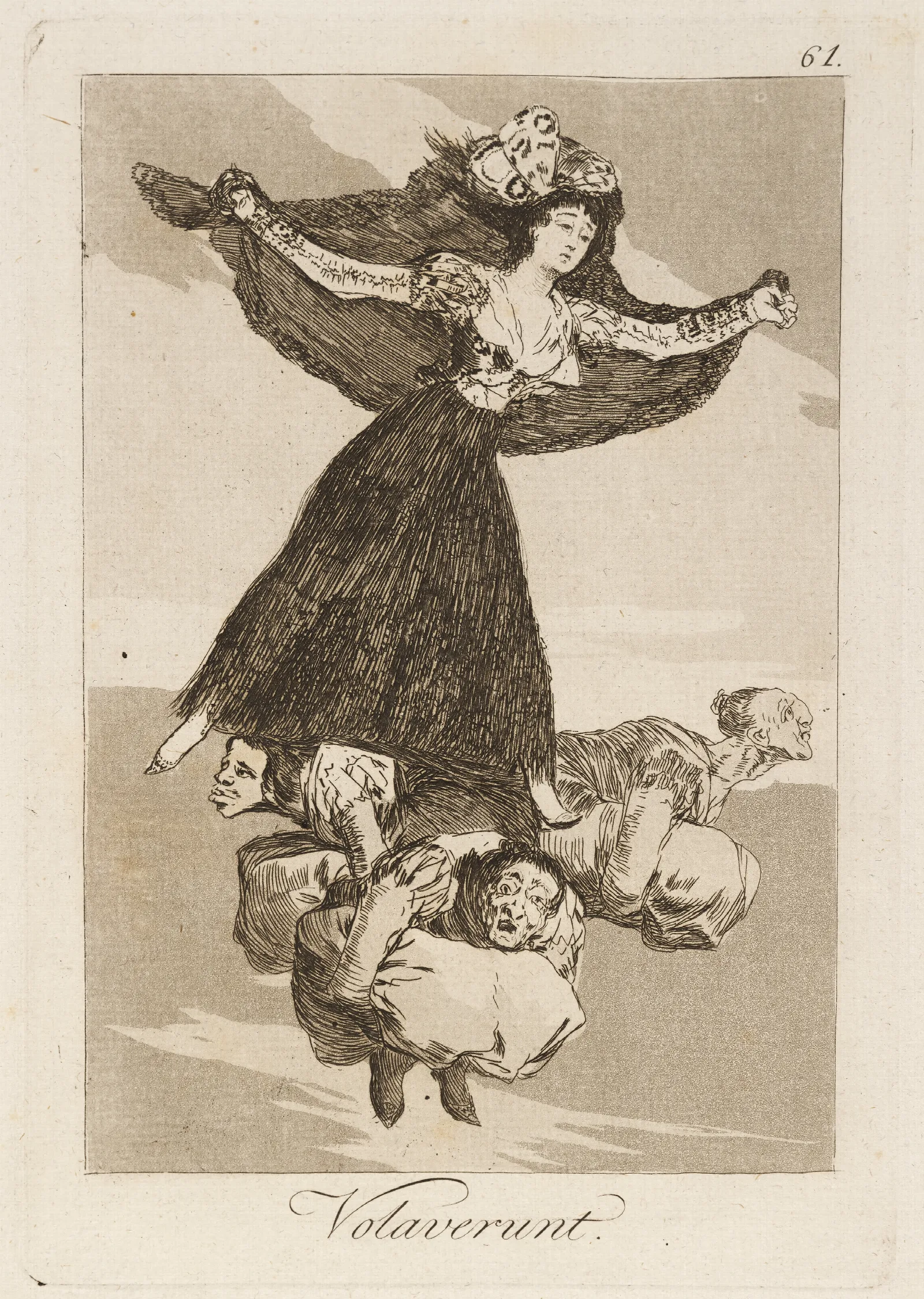 Volaverunt They Have Flown Wall Art by Francisco de Goya - Canvas Print