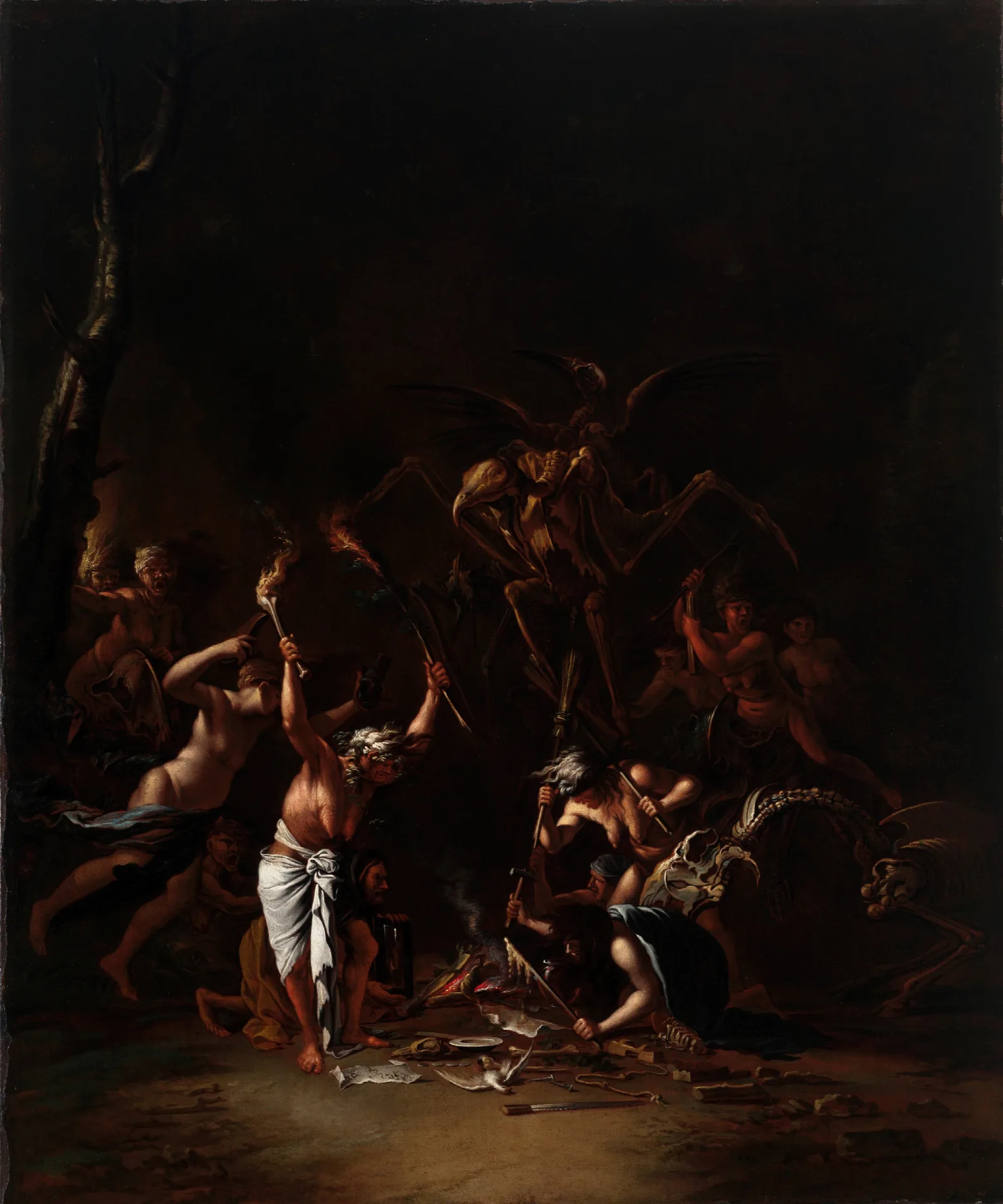 The Witches Sabbath 4 Wall Art by Salvator Rosa - Canvas Print
