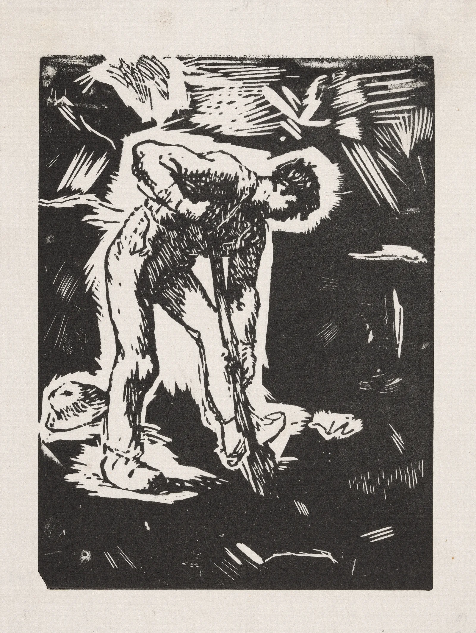 Peasant Digging Wall Art by Jean-François Millet - Canvas Print