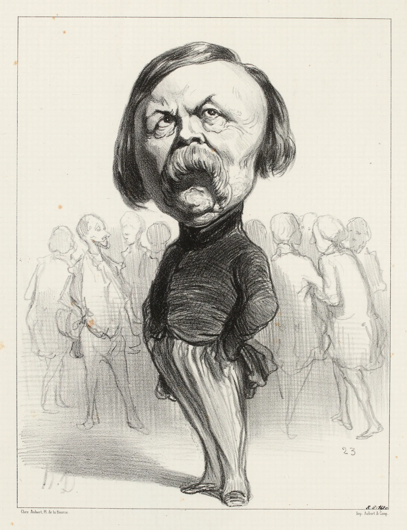 David Dangers Wall Art by Honoré Daumier - Canvas Print