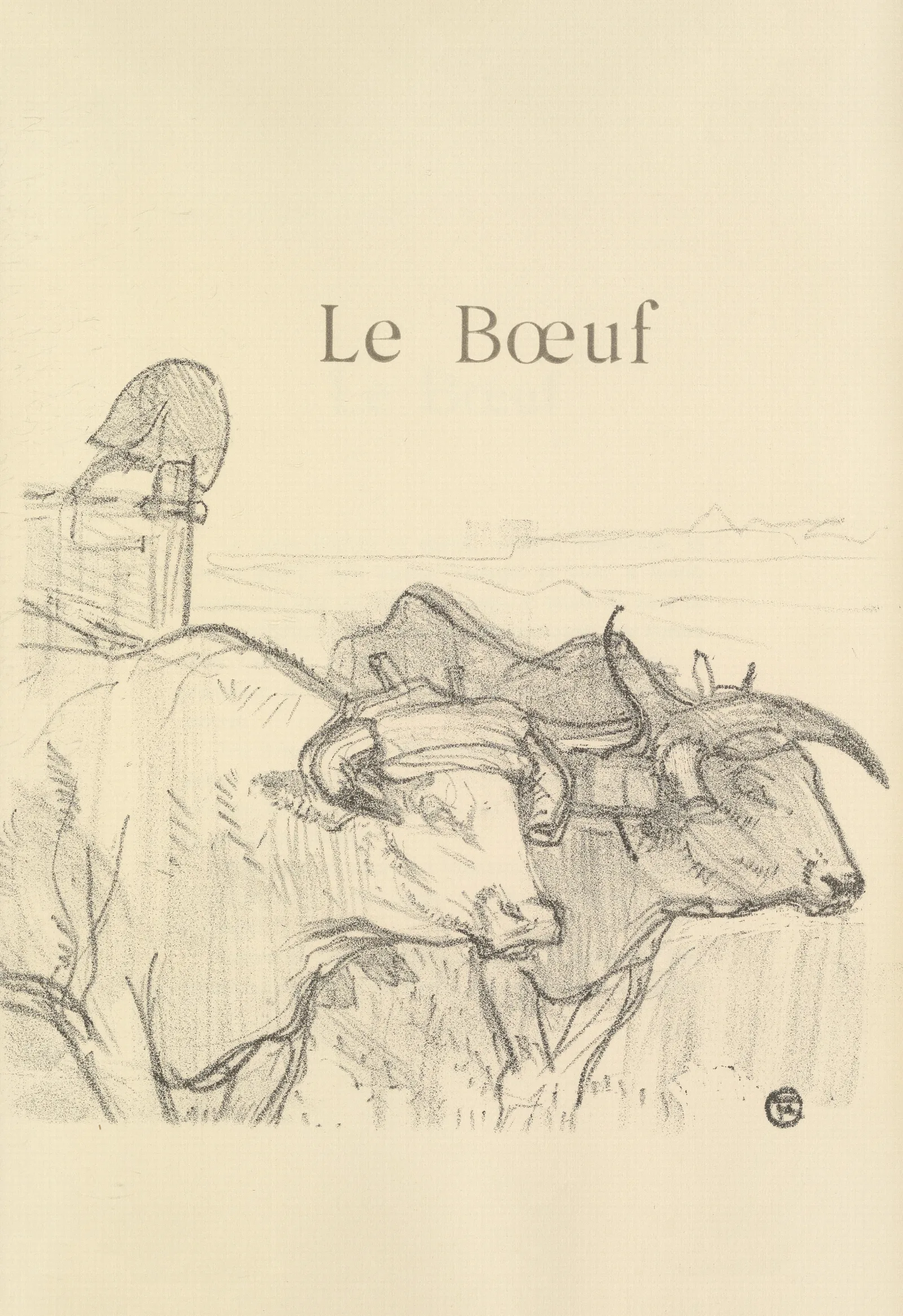 Le Boeuf Wall Art by Henri de Toulouse-Lautrec - Canvas Print