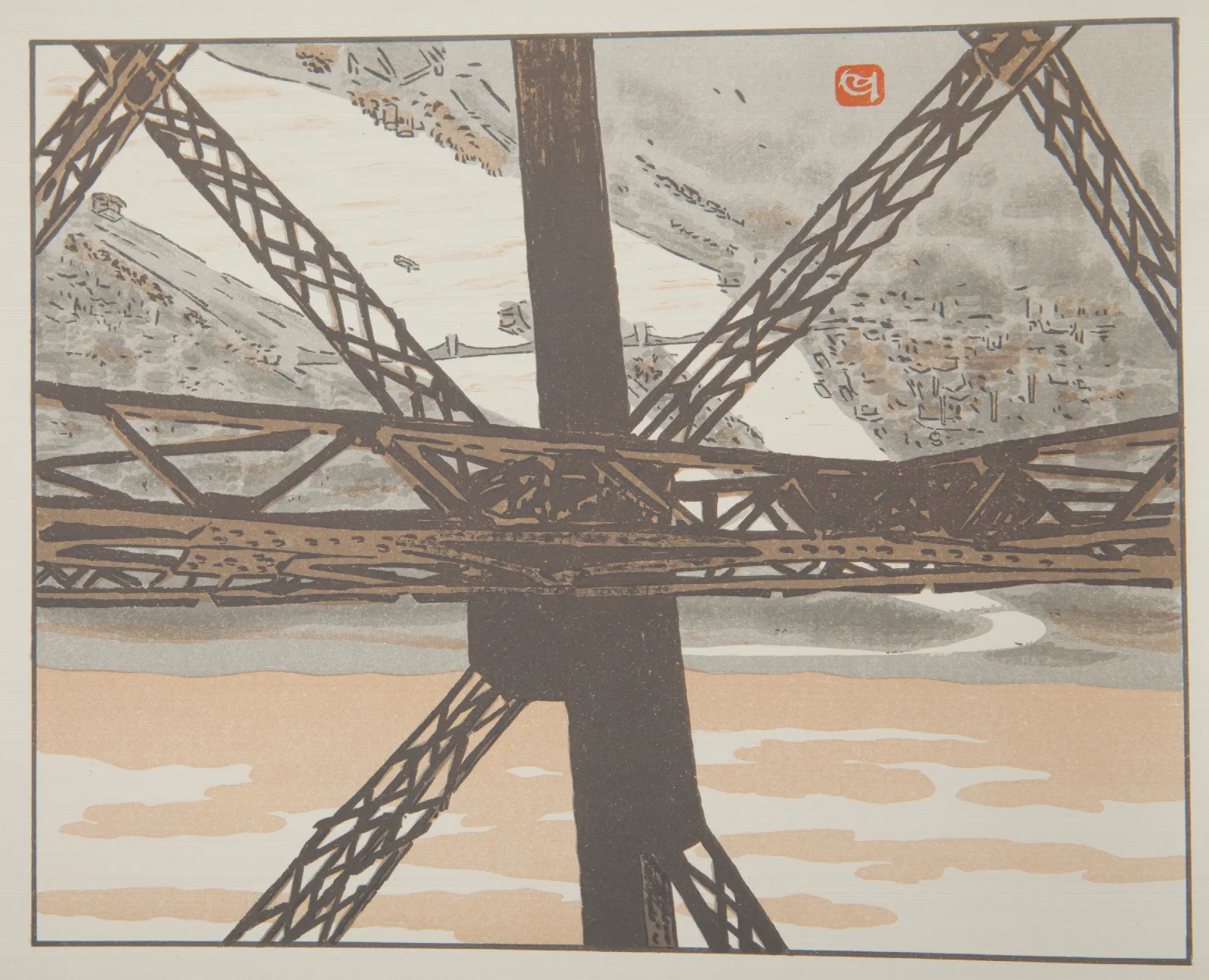 Dans La Tur Wall Art by Henri Rivière - Canvas Print