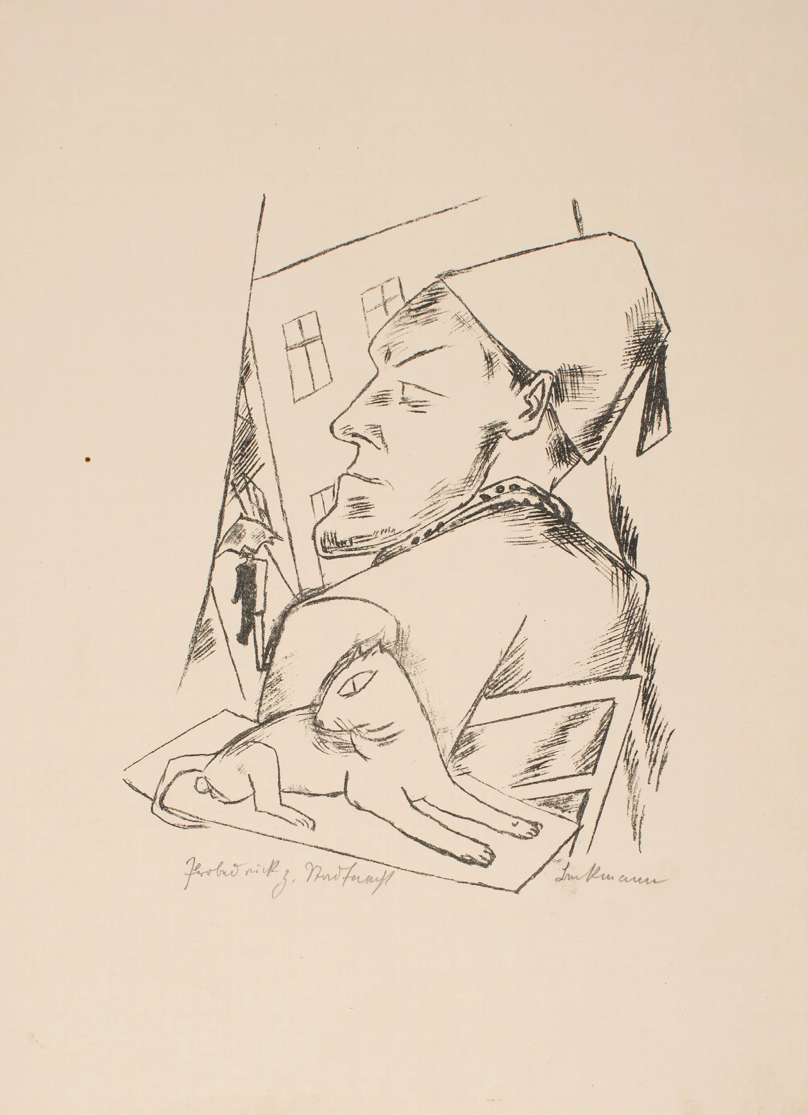 Bitterness Wall Art by Max Beckmann - Canvas Print