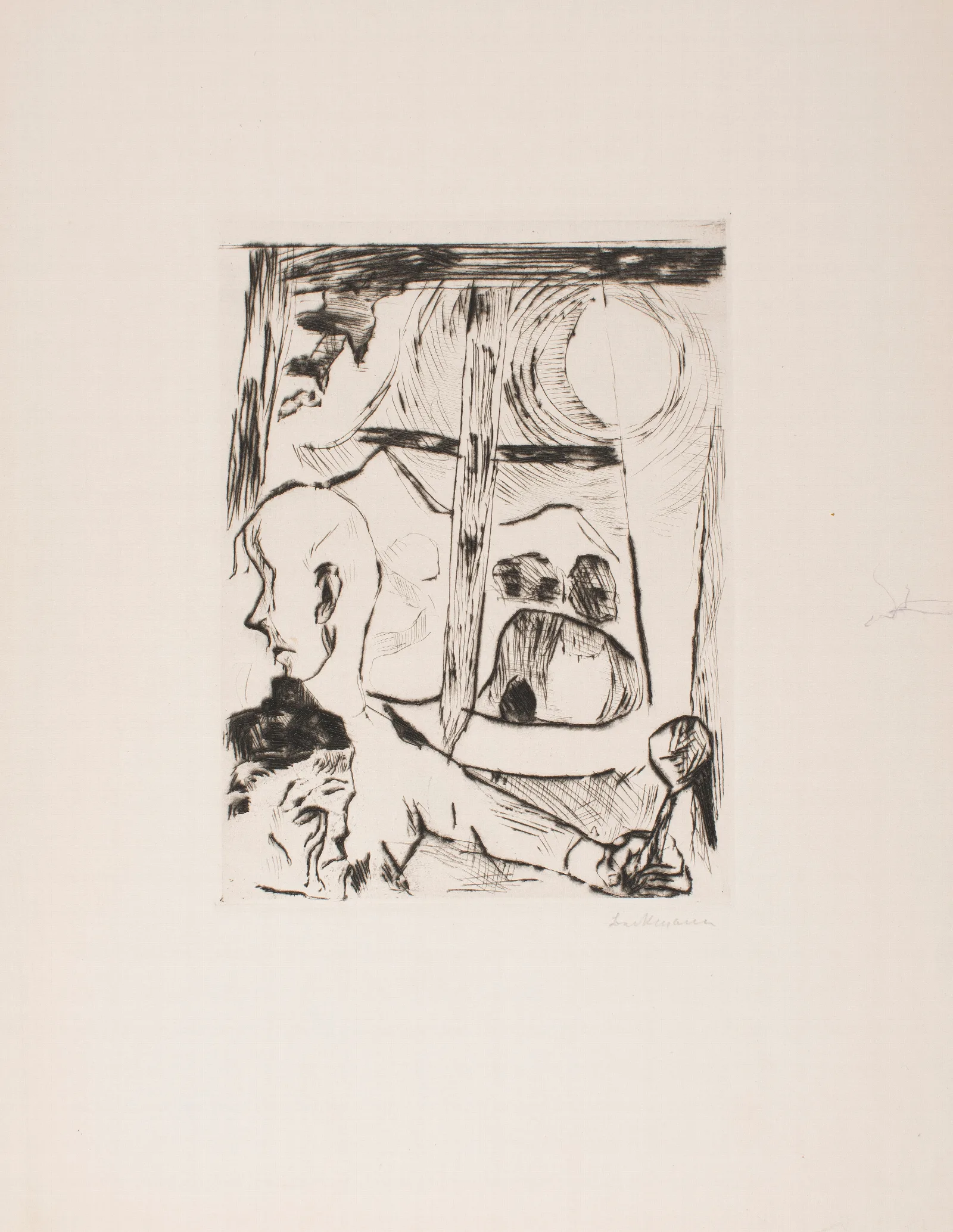 Illustration For Chapter 3 From The Portfolio The Duchess Wall Art by Max Beckmann - Canvas Print