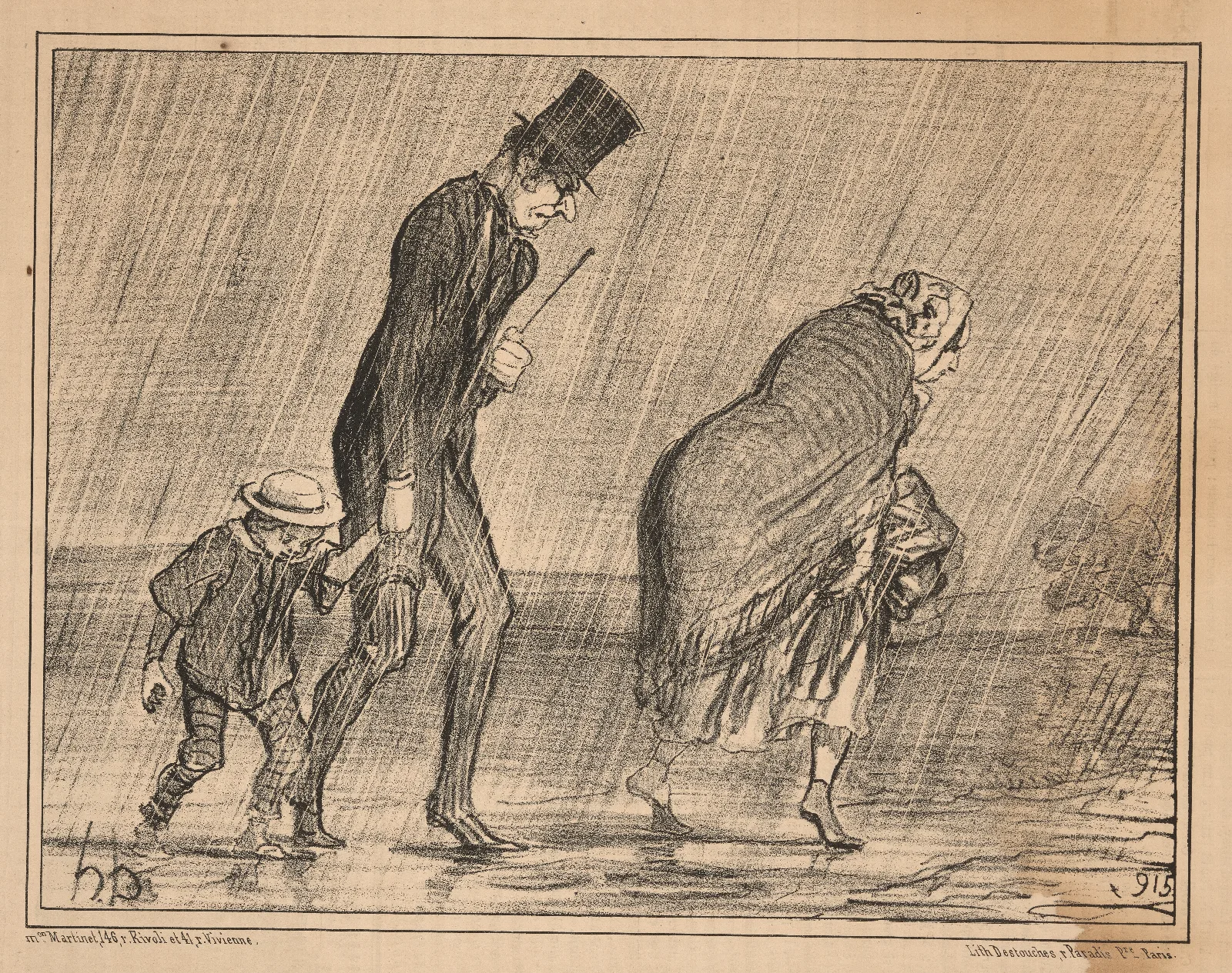 A Part Of The Countryside In The Pretty Month Of May Wall Art by Honoré Daumier - Canvas Print