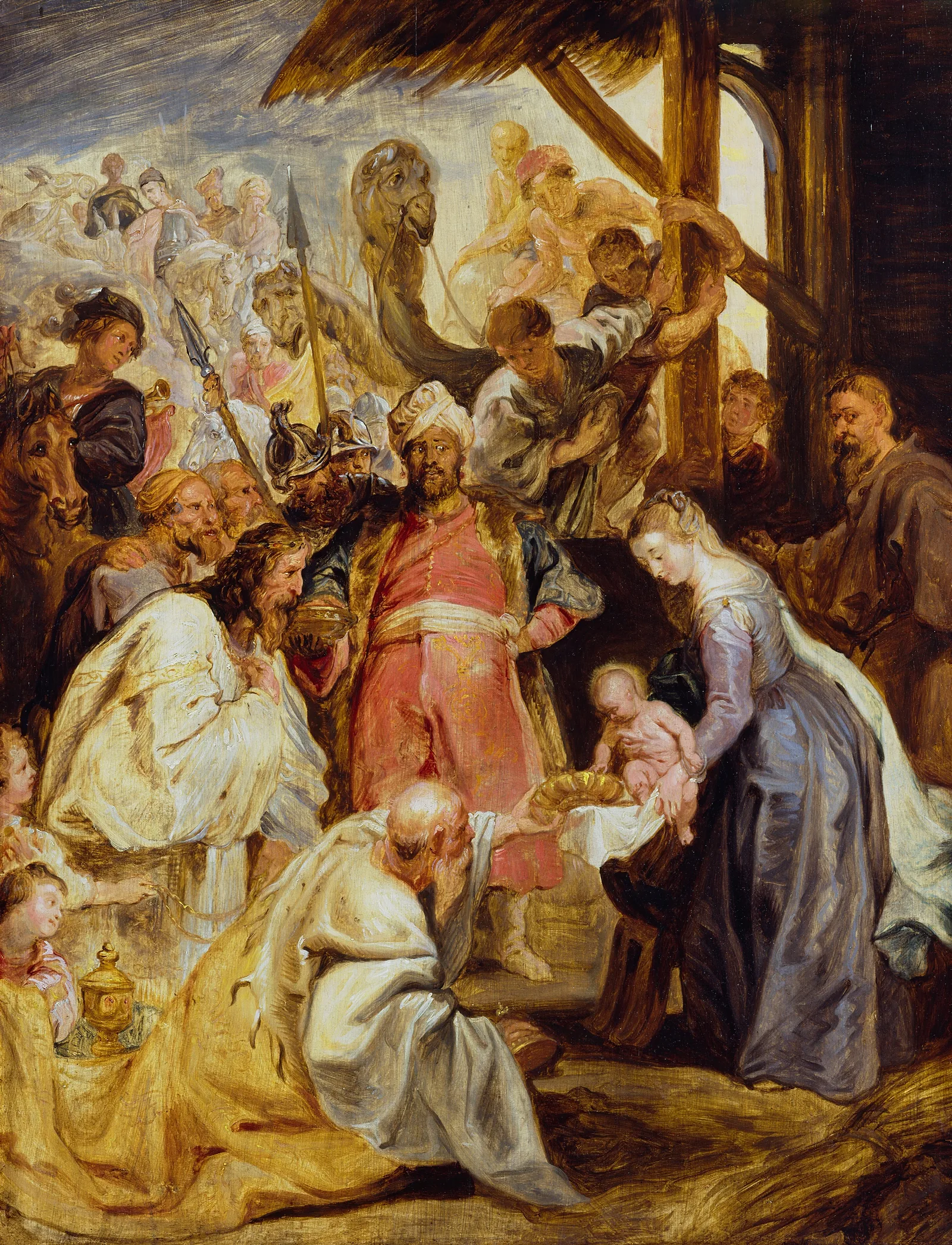 The Adoration Of The Magi 39 Wall Art by Peter Paul Rubens - Canvas Print