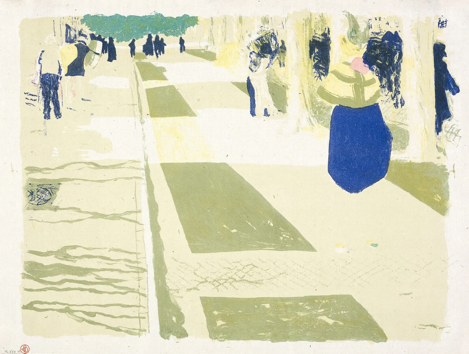The Avenue 4 Wall Art by Édouard Vuillard - Canvas Print