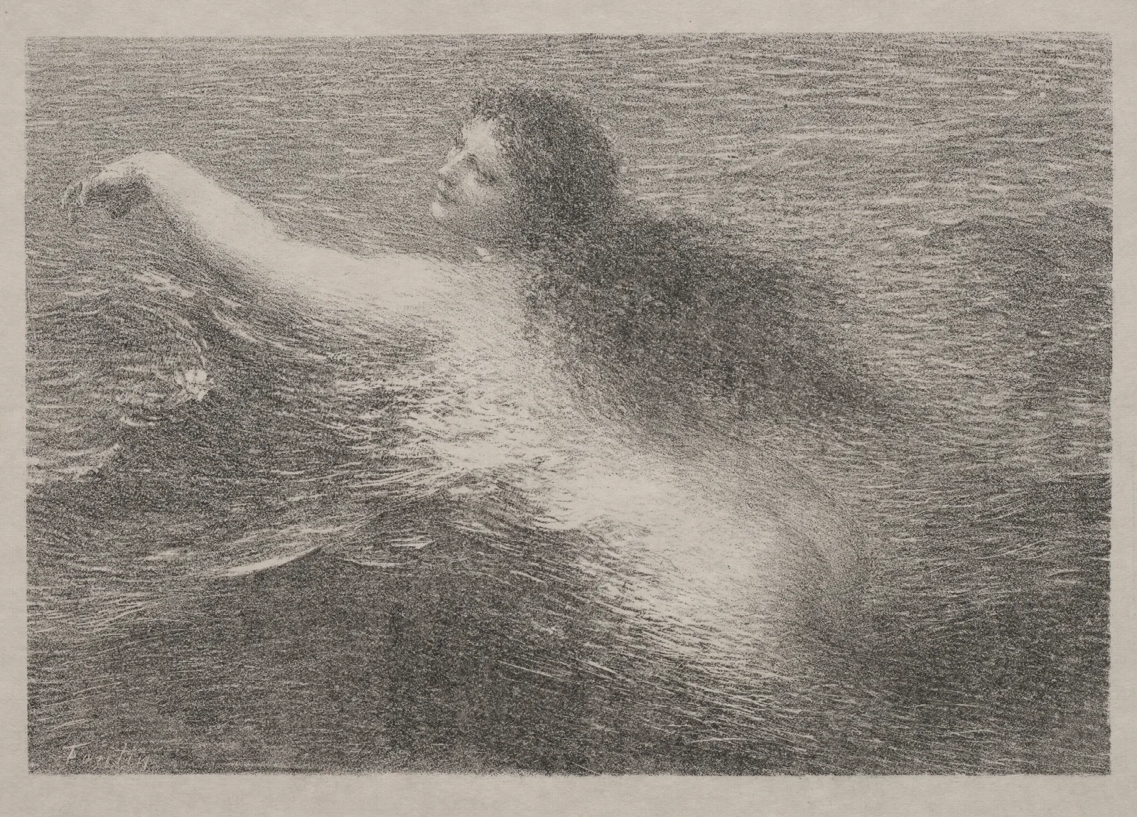 The Water Genius Wall Art by Henri Fantin-Latour - Canvas Print