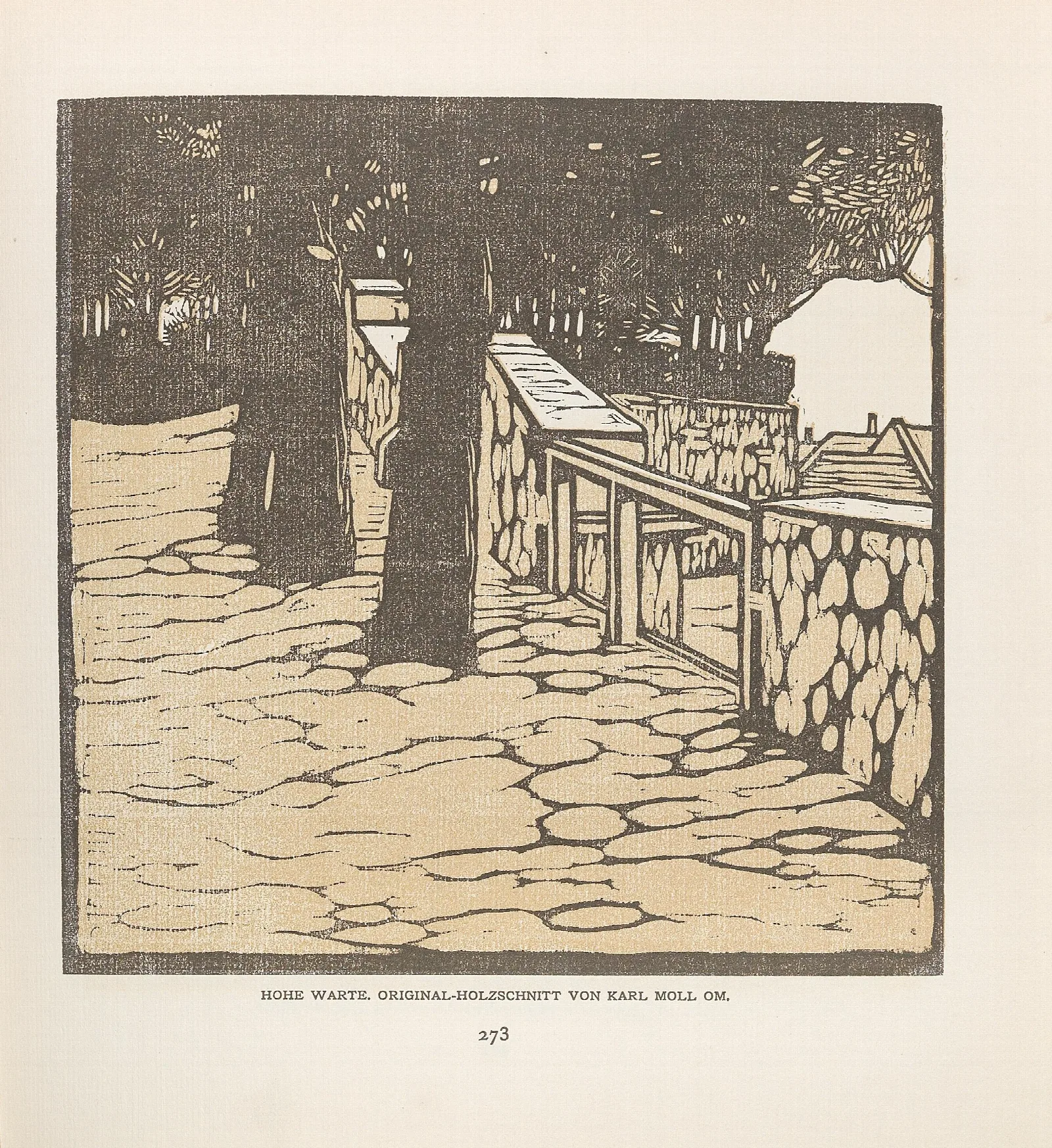 Ver Sacrum 1903 15 273 Hohe Warte Wall Art by Carl Moll - Canvas Print