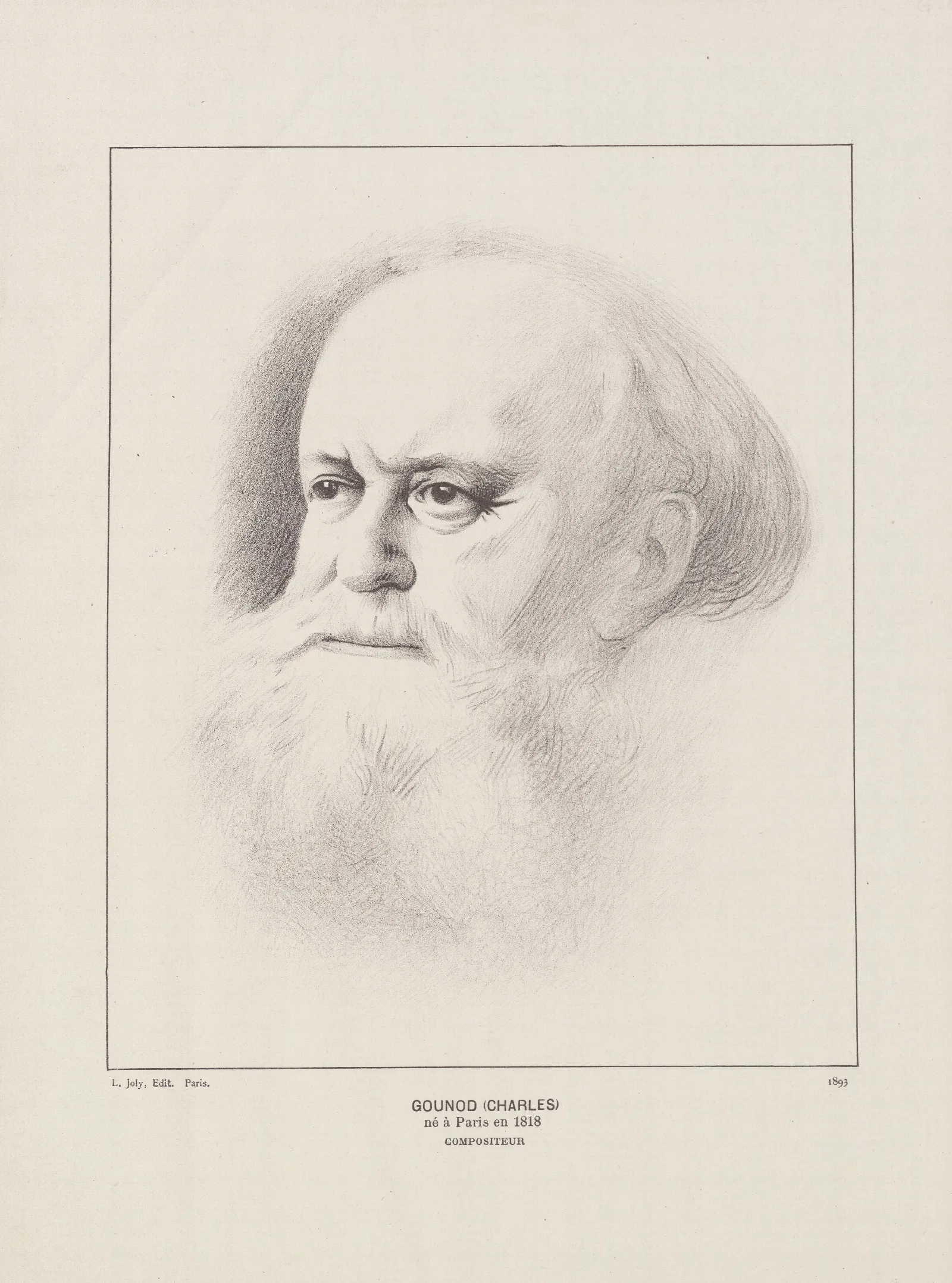Gounod Charles Wall Art by Félix Vallotton - Canvas Print