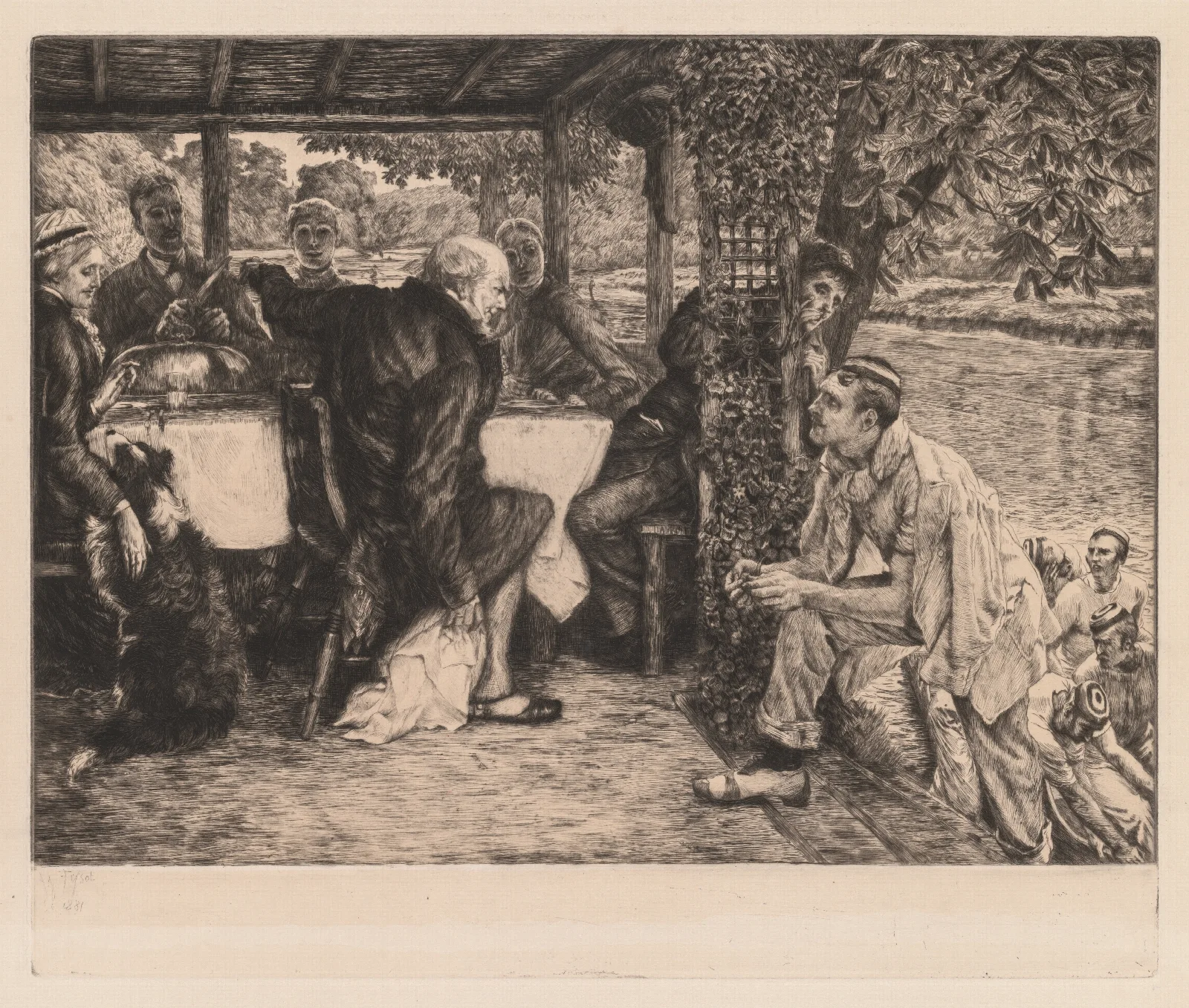 The Prodigal Son The Fatted Calf Lenfant Prodigue Le Veau Gras Wall Art by James Tissot - Canvas Print