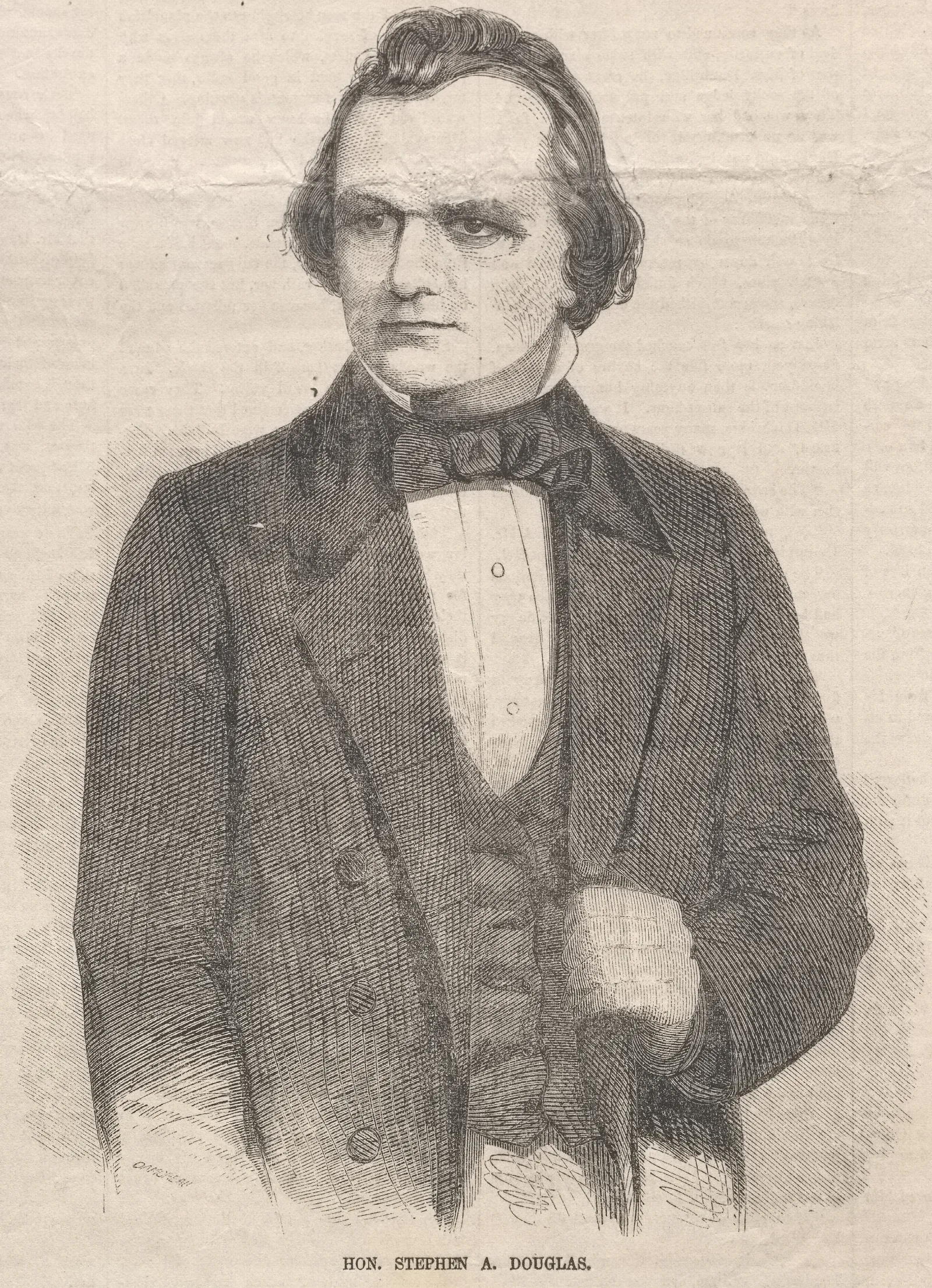 Hon Stephen A Douglas Wall Art by Winslow Homer - Canvas Print