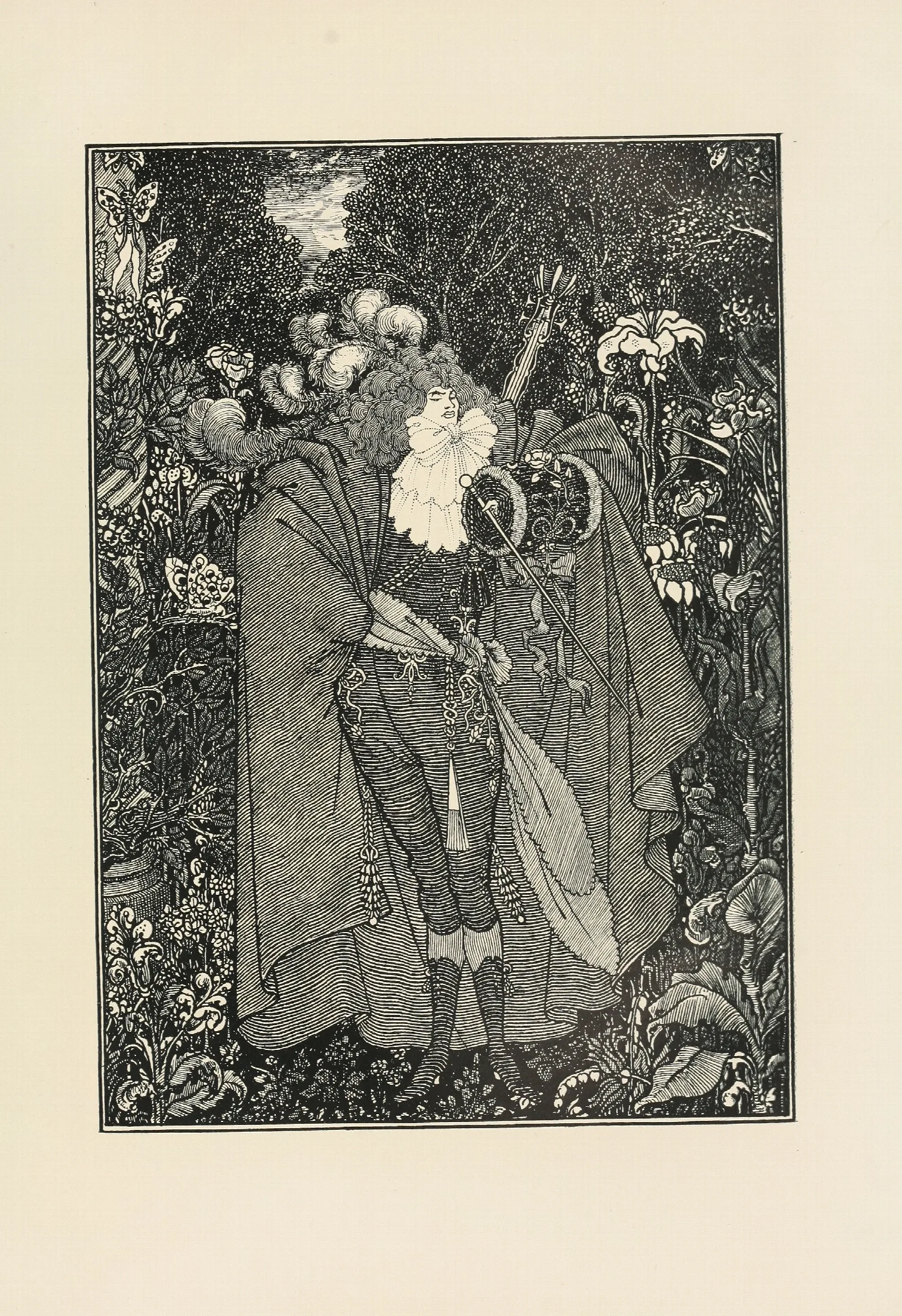 Under The Hill Pl 01 Wall Art by Aubrey Vincent Beardsley - Canvas Print