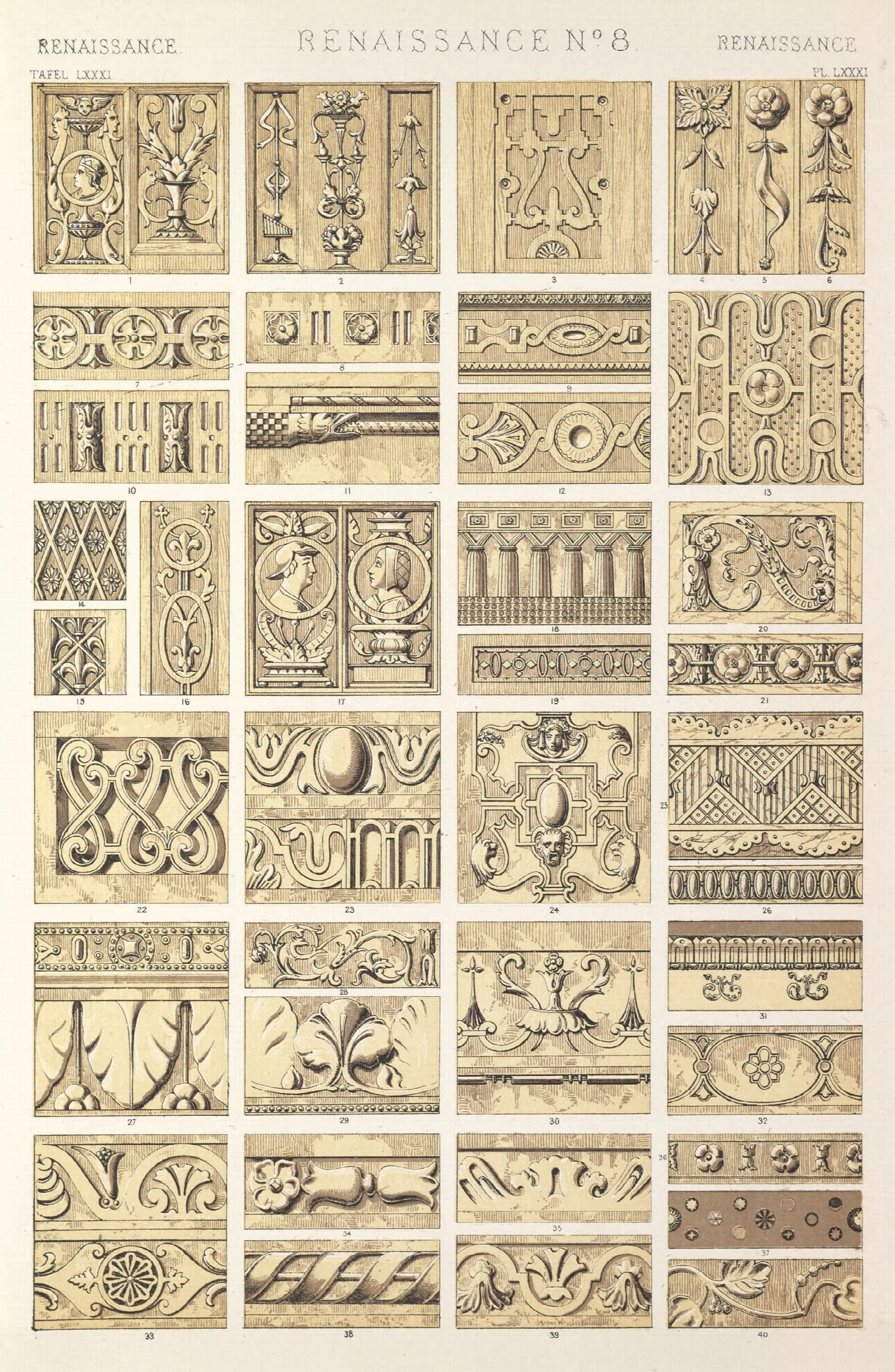 Renaissance No 8 Wall Art by Owen Jones - Canvas Print