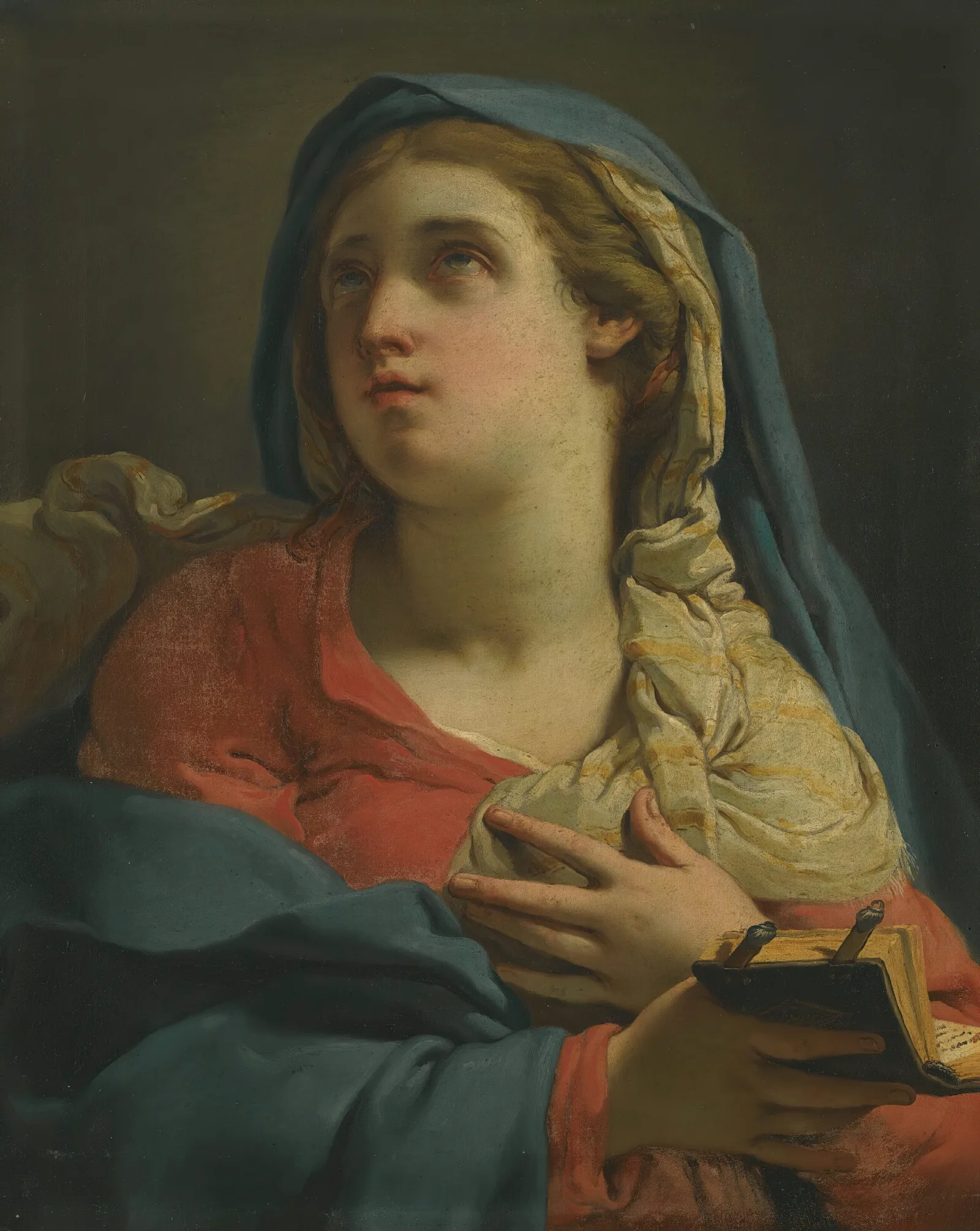 Madonna Annunciate Wall Art by Gaetano Gandolfi - Canvas Print