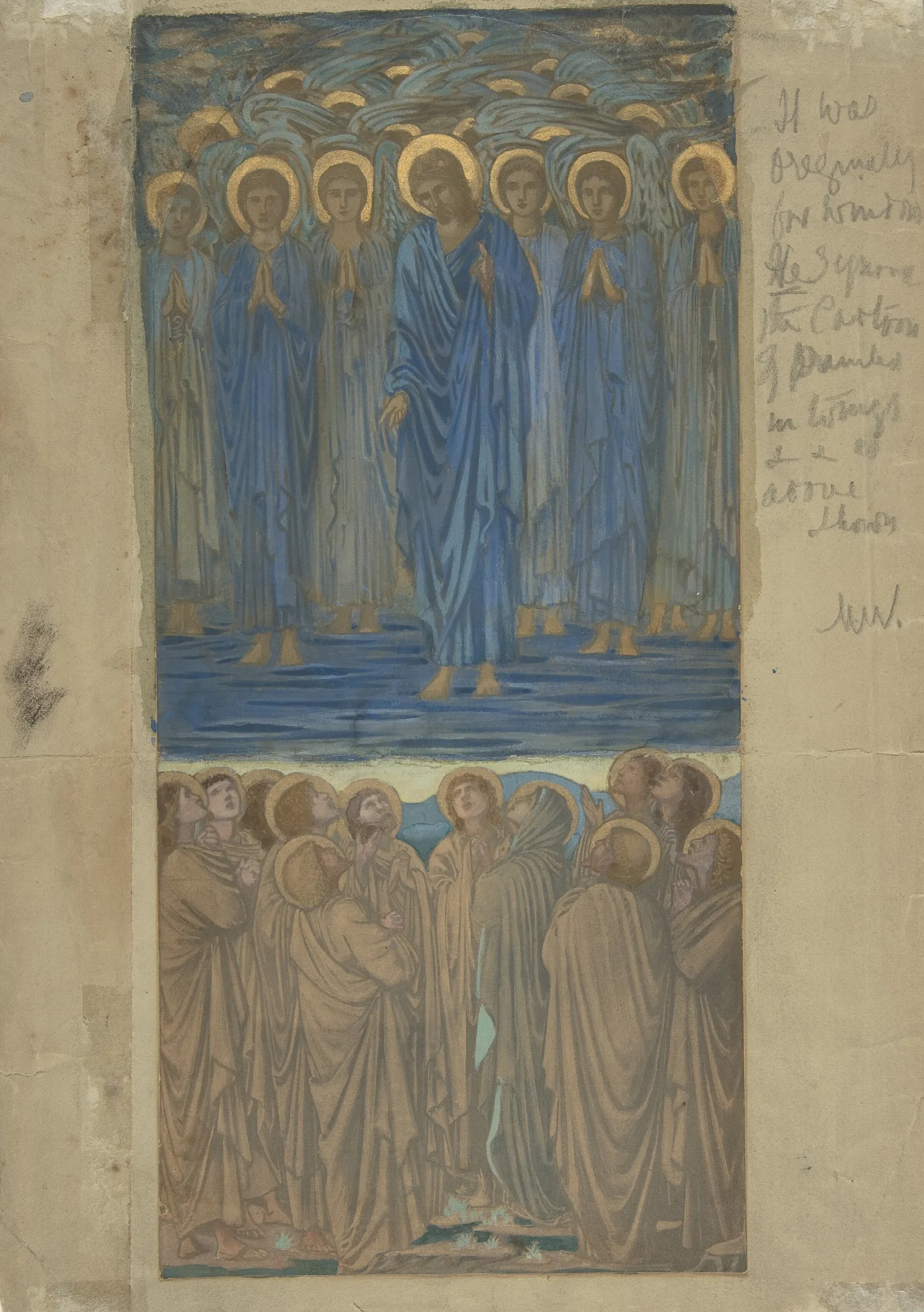 Ascension Of Christ 2 Wall Art by Sir Edward Coley Burne-Jones - Canvas Print