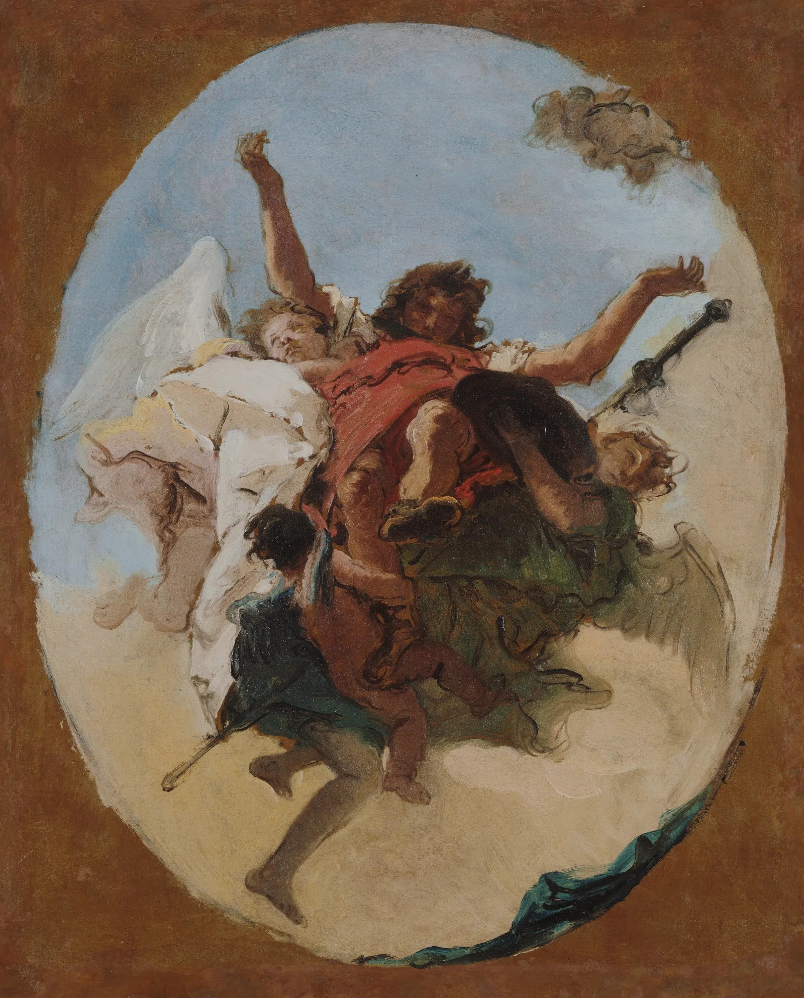 The Apotheosis Of Saint Roch Wall Art by Giovanni Battista Tiepolo - Canvas Print