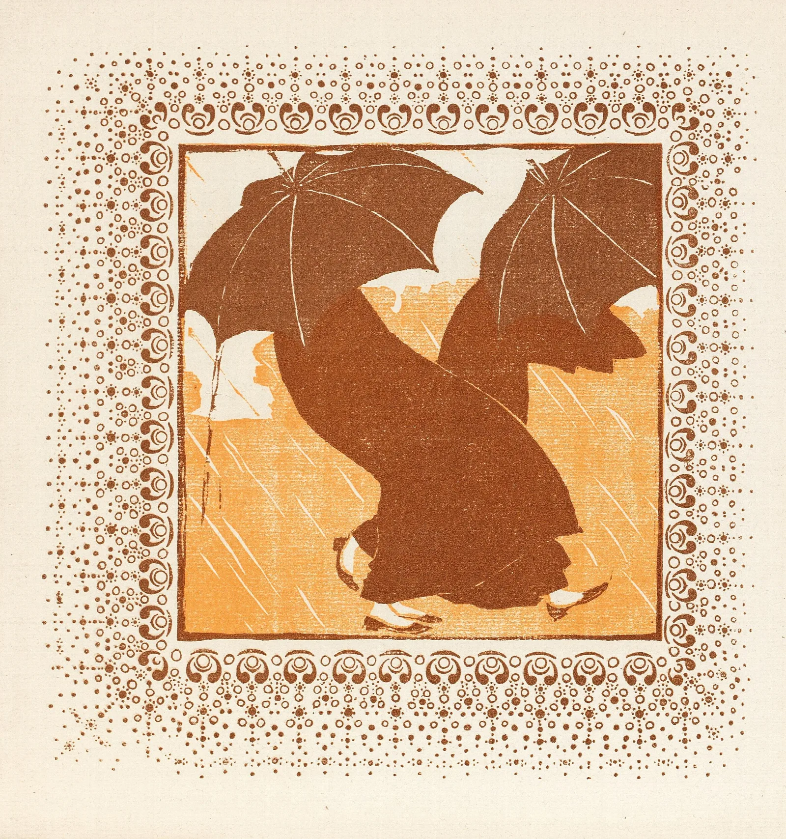 Wetterubermut Wall Art by Koloman Moser - Canvas Print