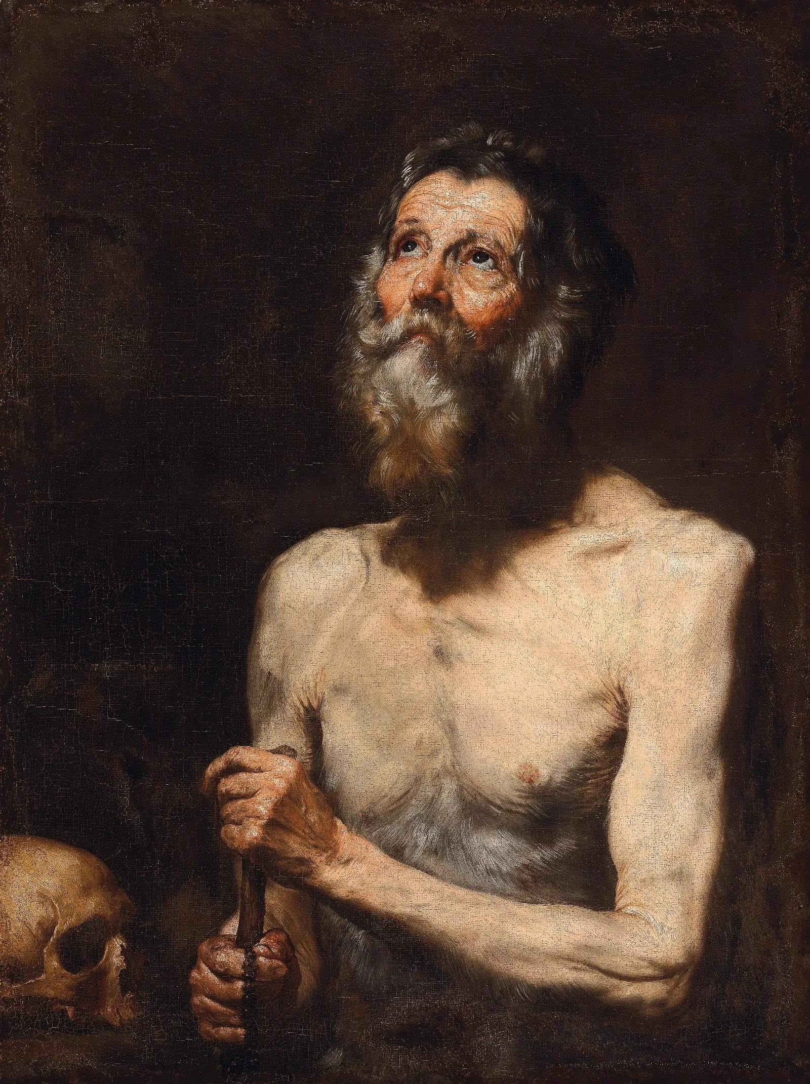 Saint Onuphrius 2 Wall Art by Jusepe de Ribera - Canvas Print