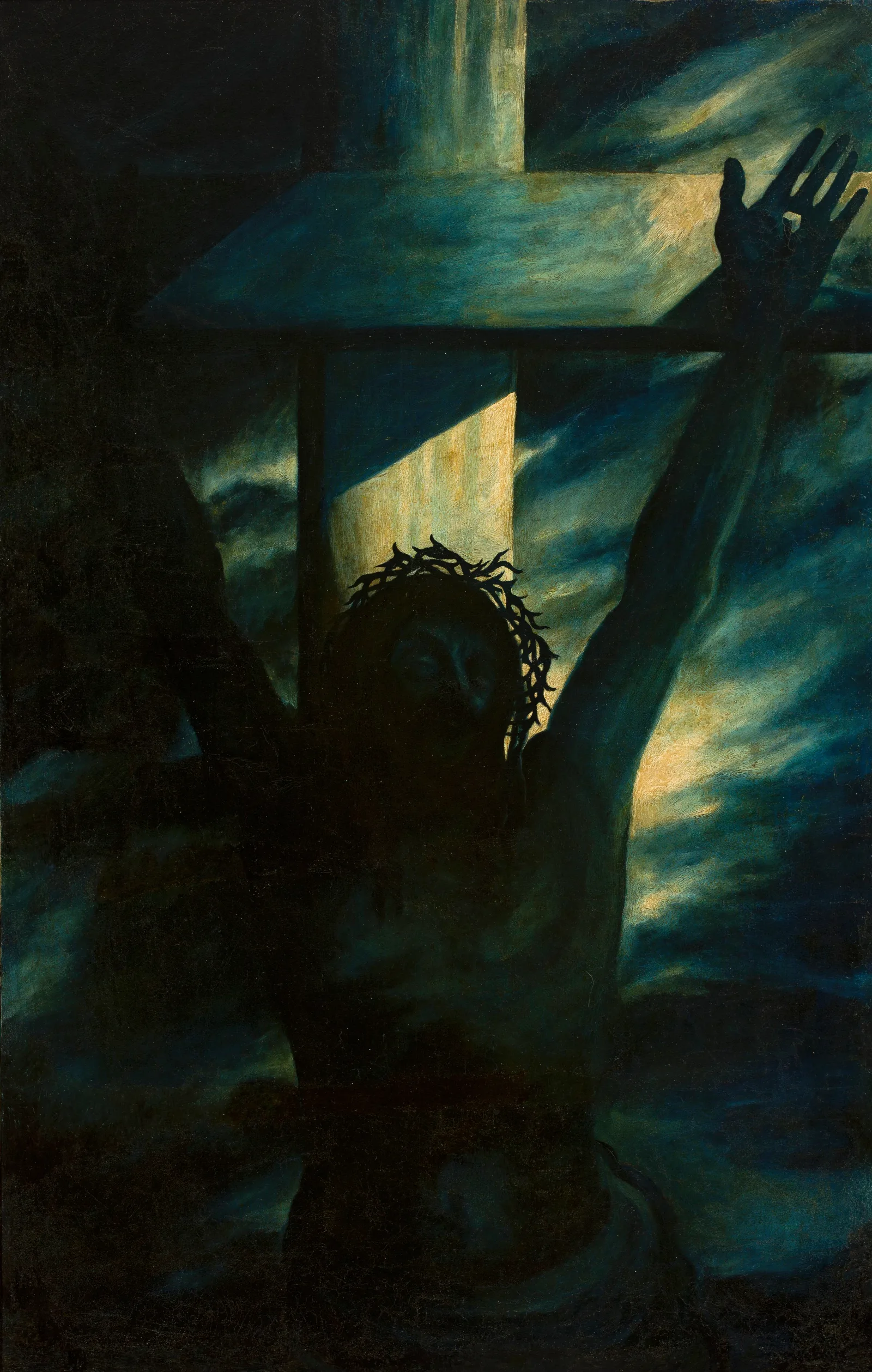 Christ On The Cross 20 Wall Art by Tadeusz Makowski - Canvas Print