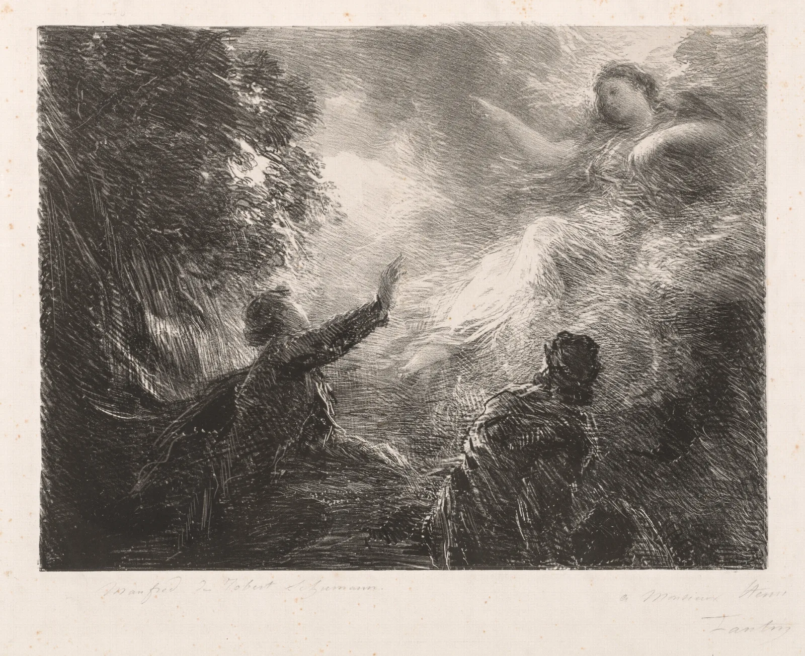The Fairy Of The Alps Wall Art by Henri Fantin-Latour - Canvas Print