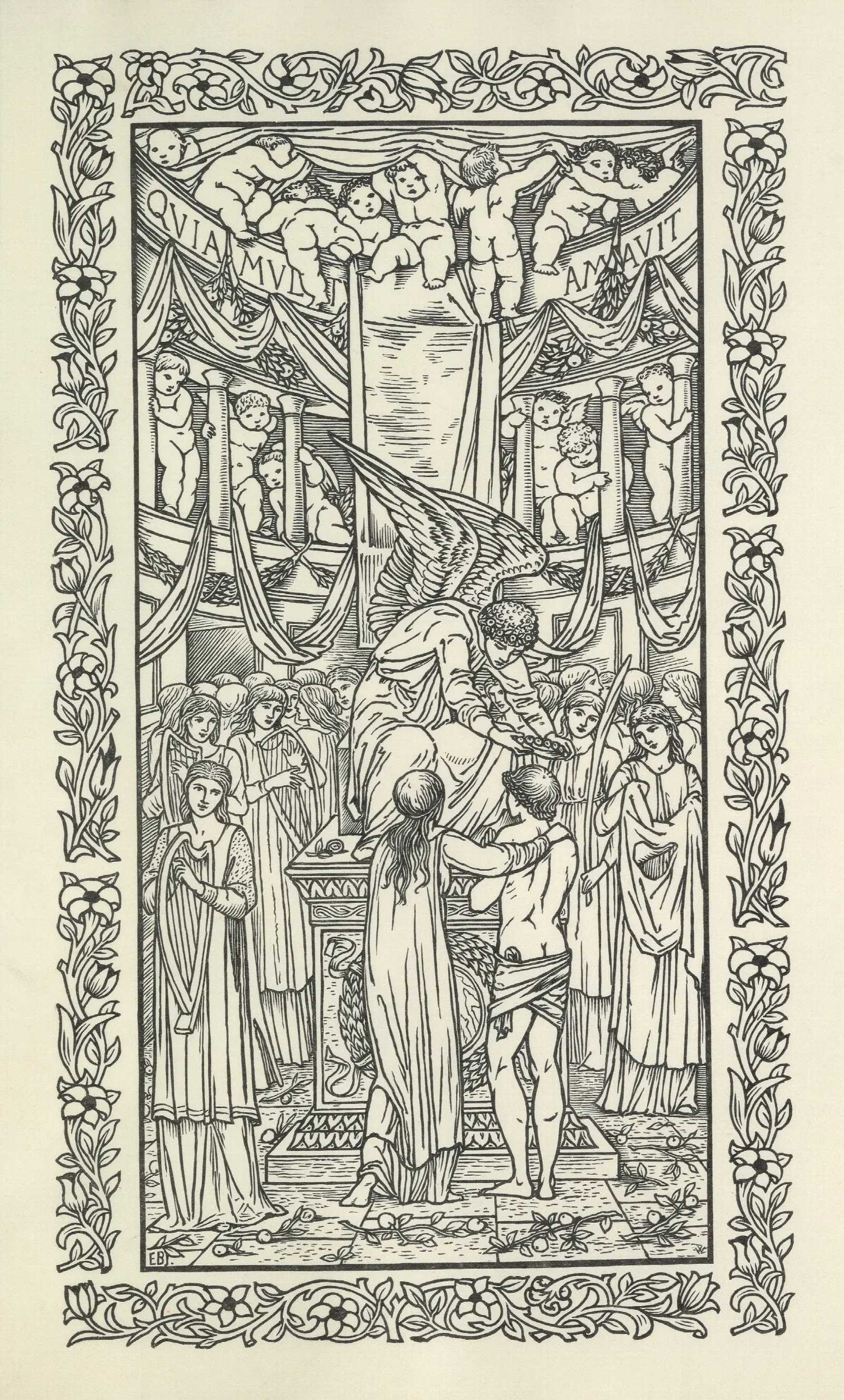 Love Is Enough Or The Freeing Of Pharamond A Morality Wall Art by Sir Edward Coley Burne-Jones - Canvas Print