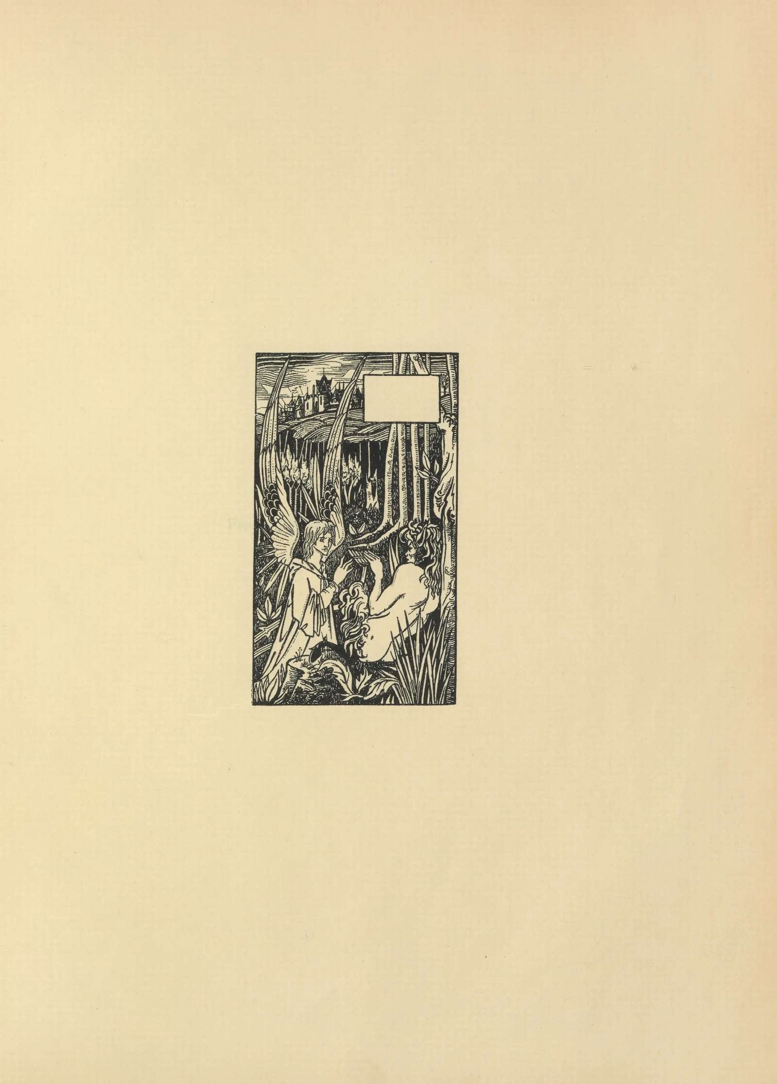 Vignette From Le Morte Darthur 4 Wall Art by Aubrey Vincent Beardsley - Canvas Print